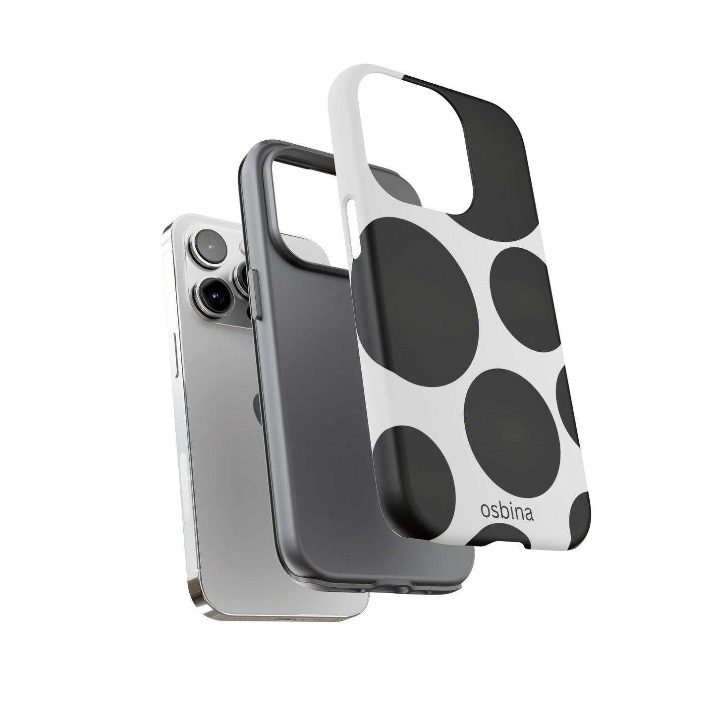 osbina | The Noir Bubbles Phone Case | Modern Muse Collection