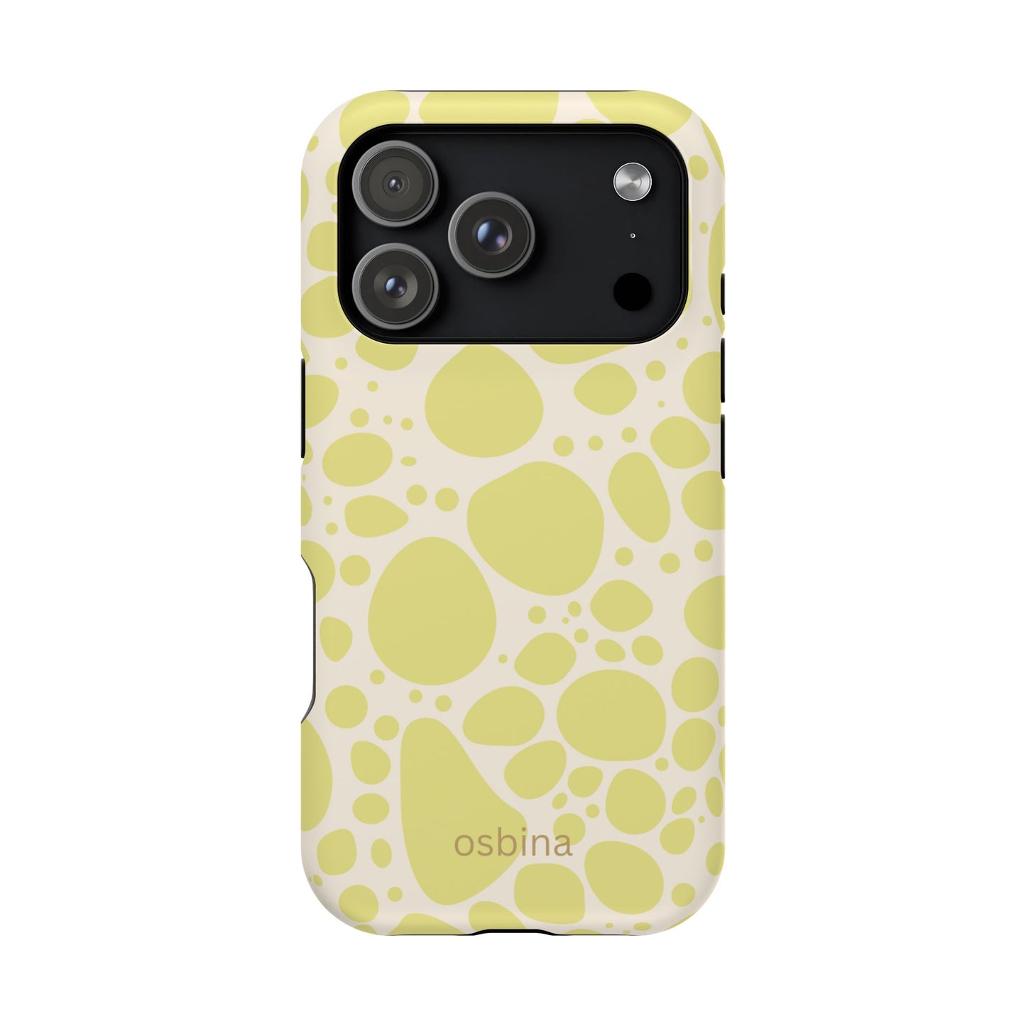 osbina | MagSafe compatible for iPhone | The Chartreuse Mirage Phone Case | Color Edit Collection