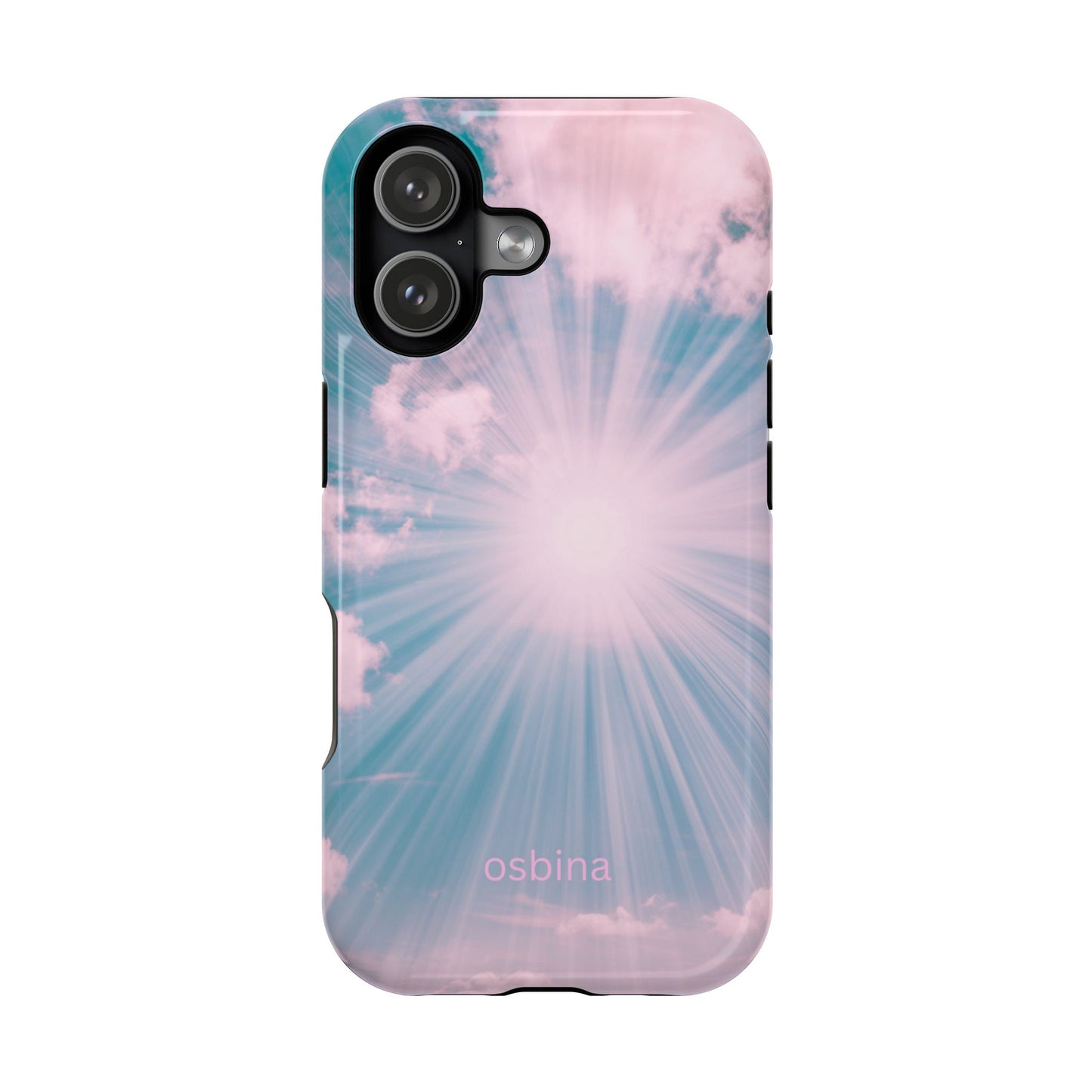 osbina | MagSafe compatible for iPhone | The Sunburst Skies Case | YAYOU Collection Supporting Shine Like Sable