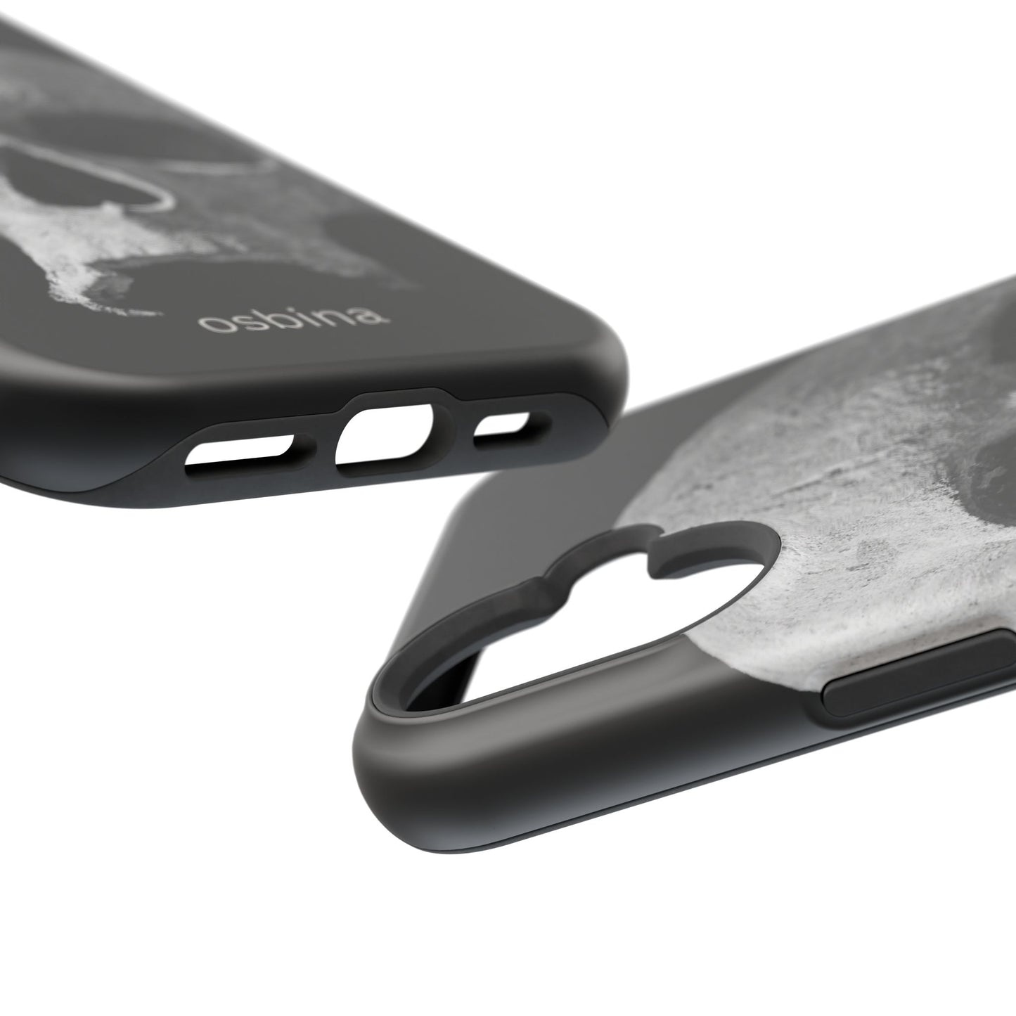 osbina | MagSafe compatible for iPhone | White Skull Phone Case | Season Collective Collection