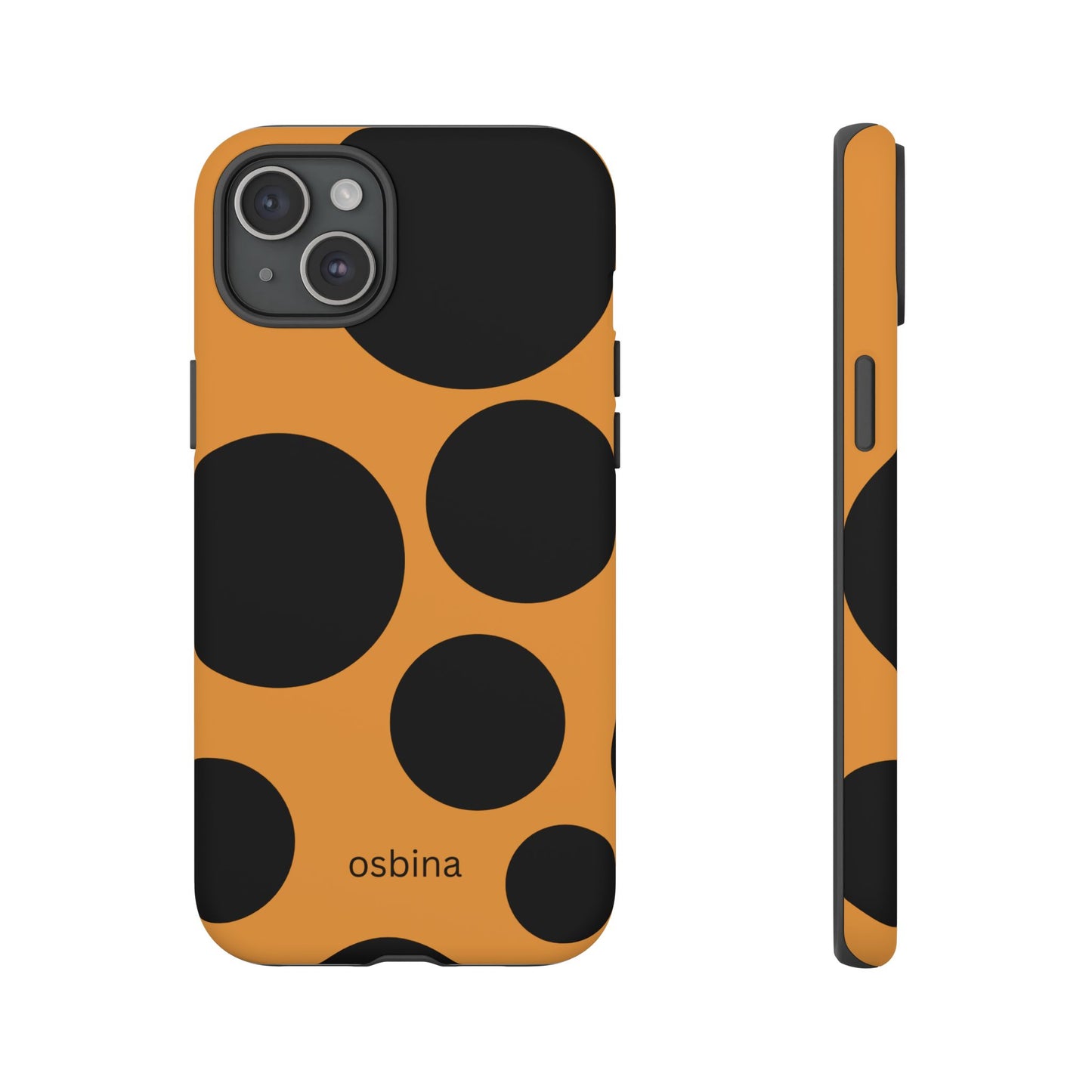 osbina | The Bubble Statement Case in Orange + Black | The Season Collective
