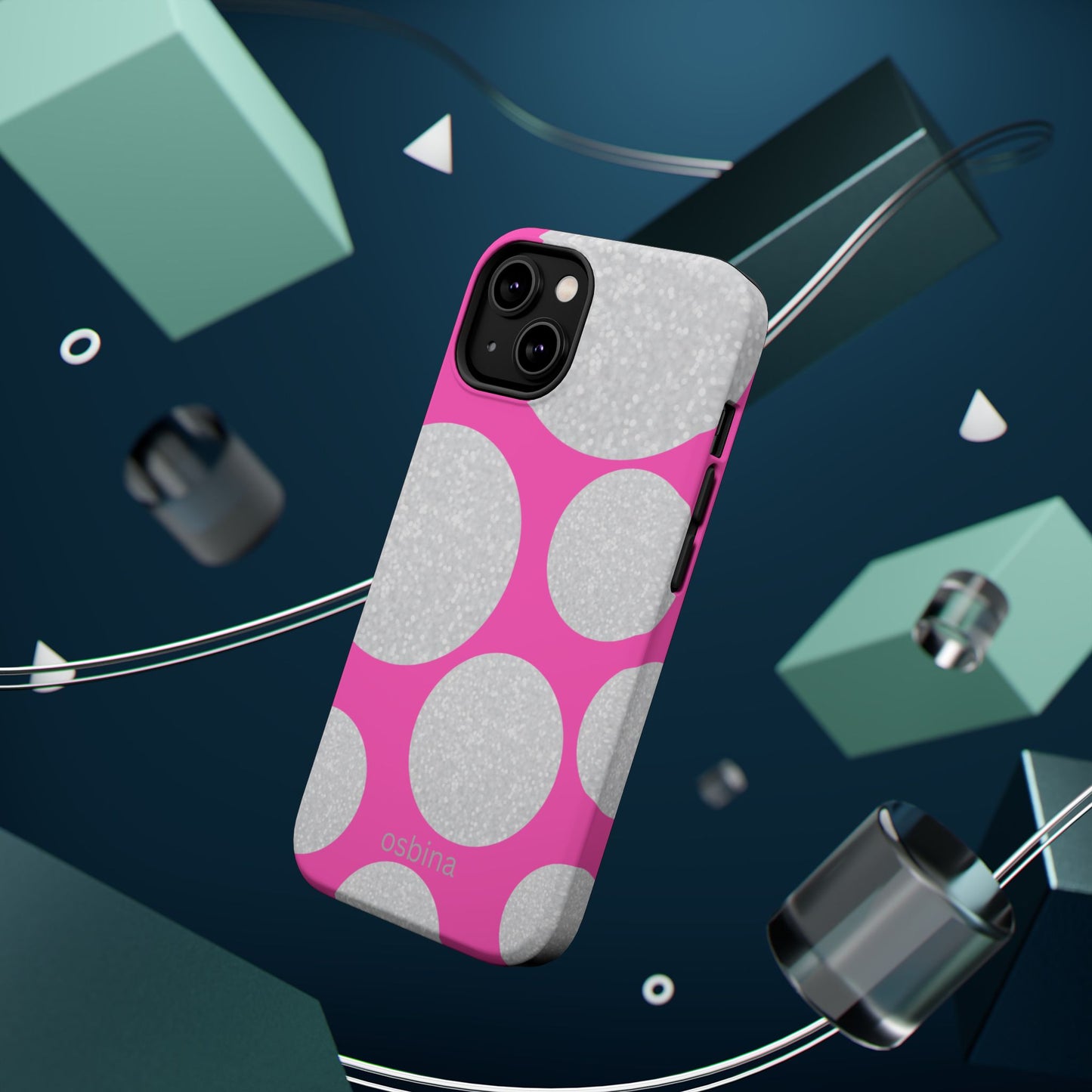 osbina | MagSafe compatible for iPhone | The Sparkling Bubbles Case | YAYOU Collection Supporting Shine Like Sable