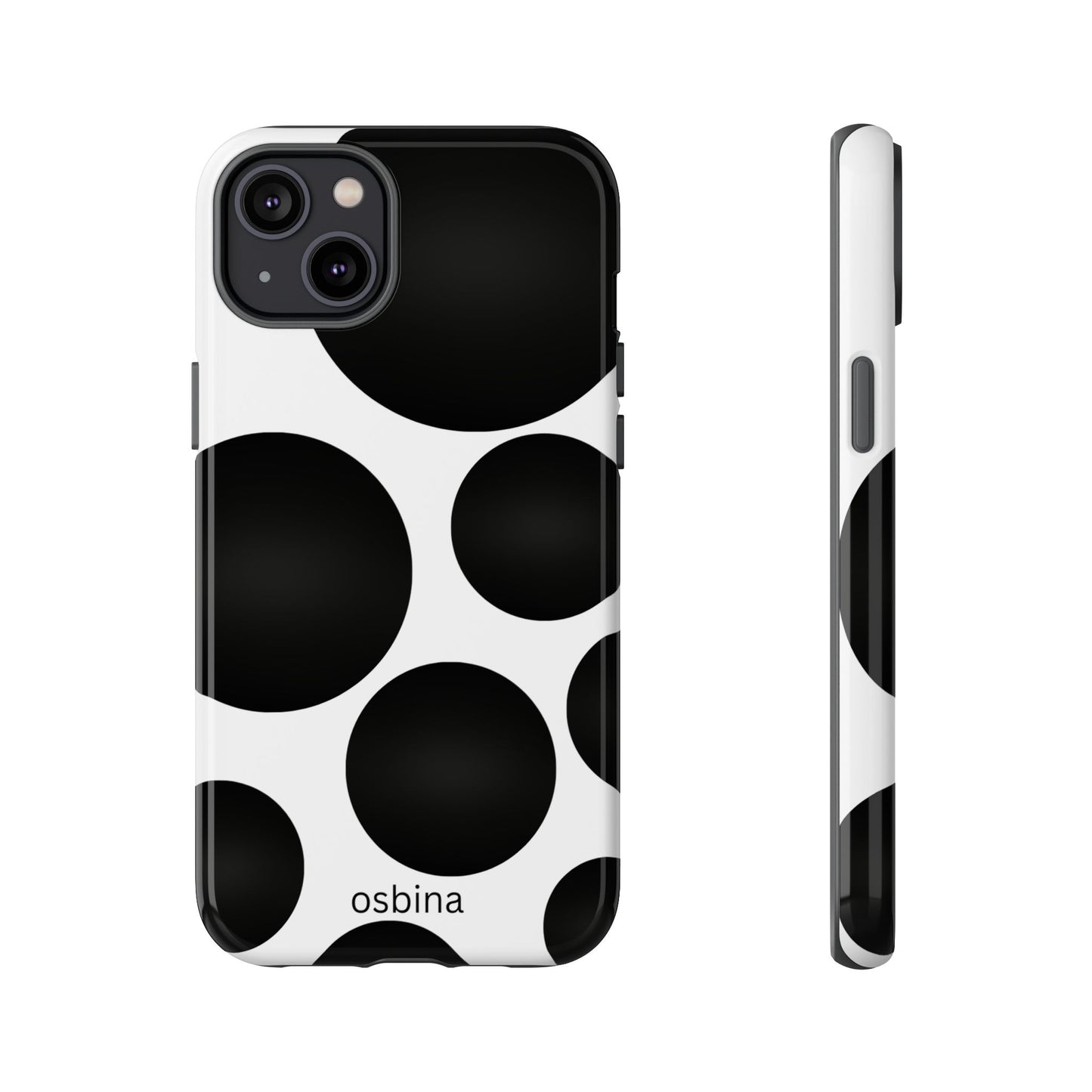 osbina | The Noir Bubbles Phone Case | Modern Muse Collection