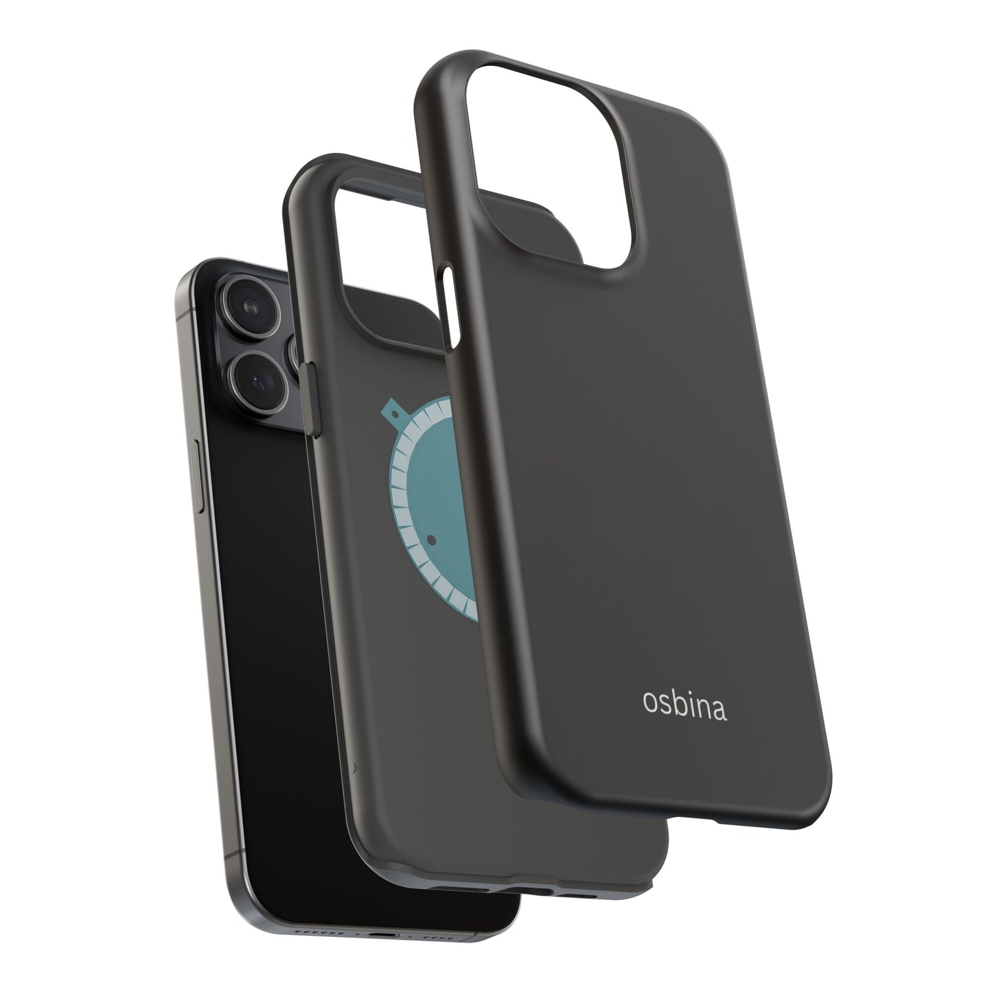 osbina | MagSafe compatible for iPhone | The Onyx Phone Case | Modern Man Collection