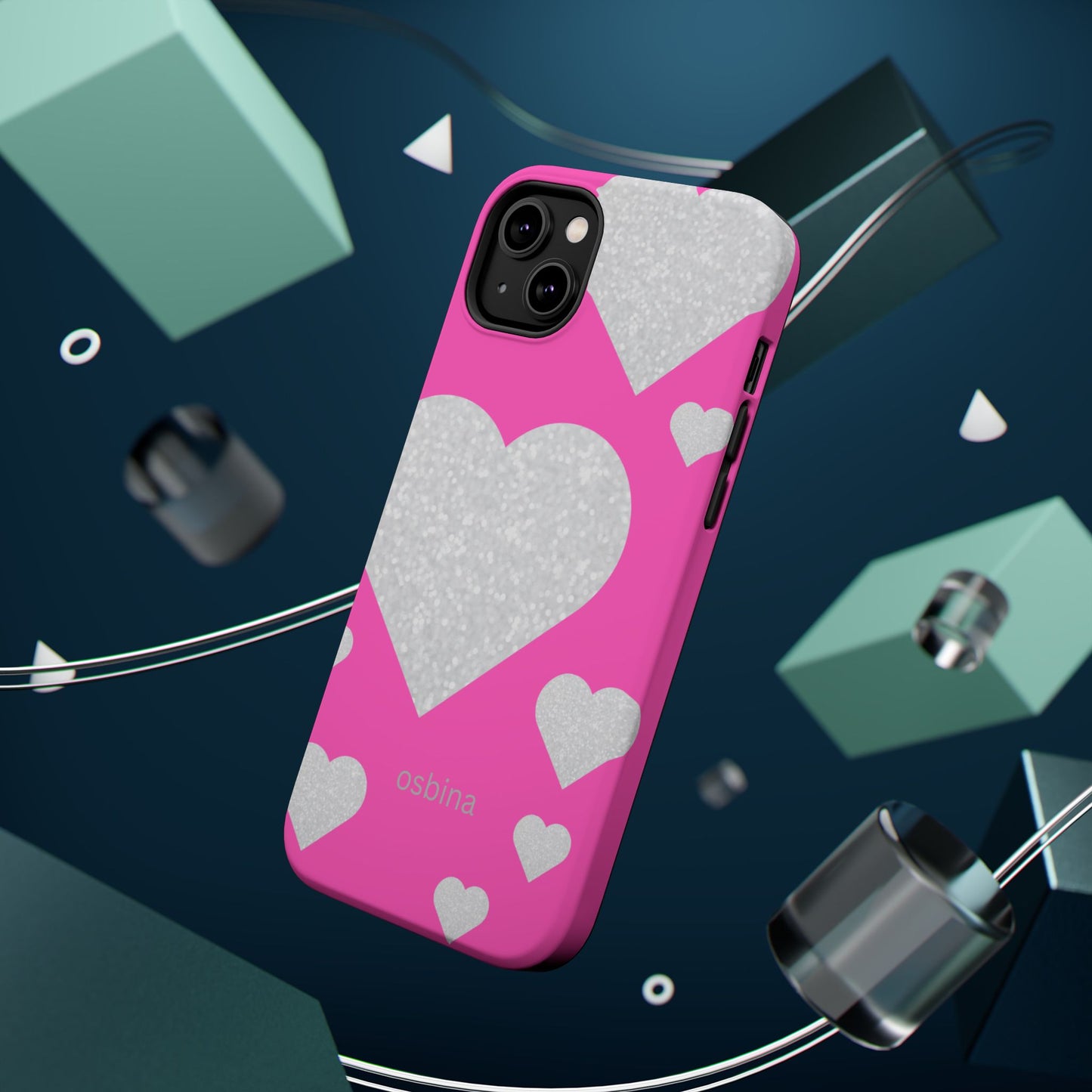 osbina | MagSafe compatible for iPhone | The Shimmering Love Case | YAYOU Collection Supporting Shine Like Sable