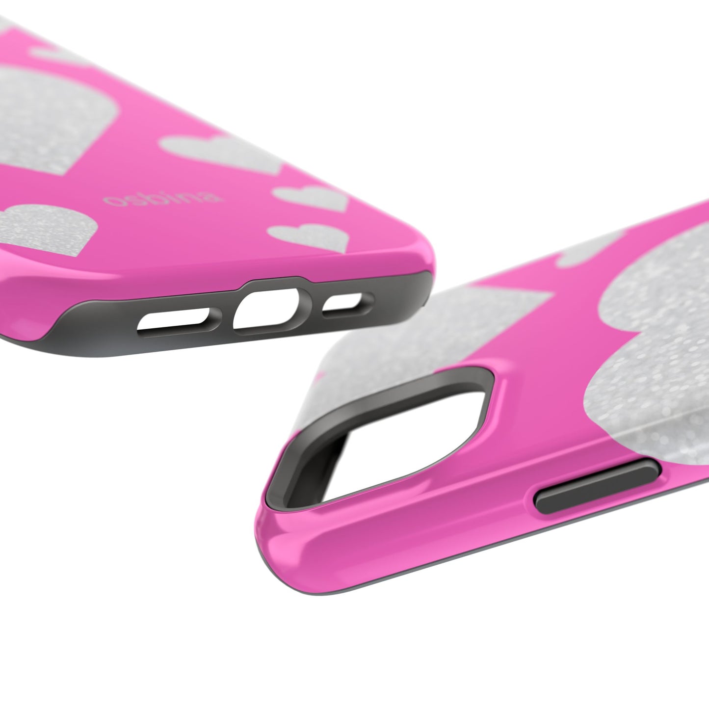 osbina | MagSafe compatible for iPhone | The Shimmering Love Case | YAYOU Collection Supporting Shine Like Sable