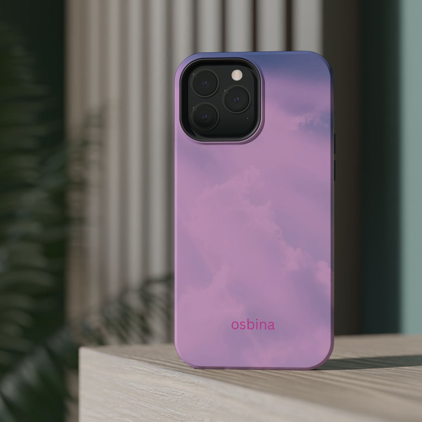osbina | MagSafe compatible for iPhone | The Rosy Skies Case | YAYOU Collection Supporting Shine Like Sable