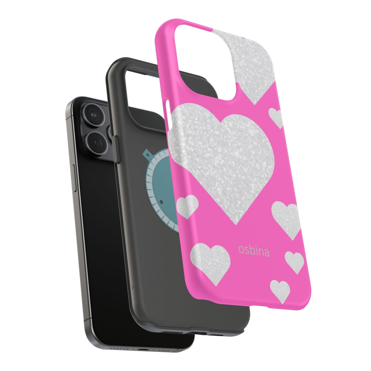 osbina | MagSafe compatible for iPhone | The Shimmering Love Case | YAYOU Collection Supporting Shine Like Sable