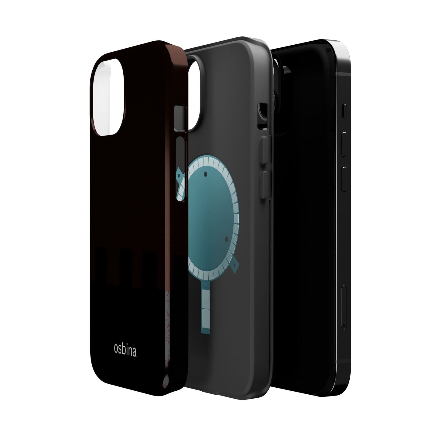 osbina | MagSafe compatible for iPhone | The Onyx Phone Case | Modern Man Collection