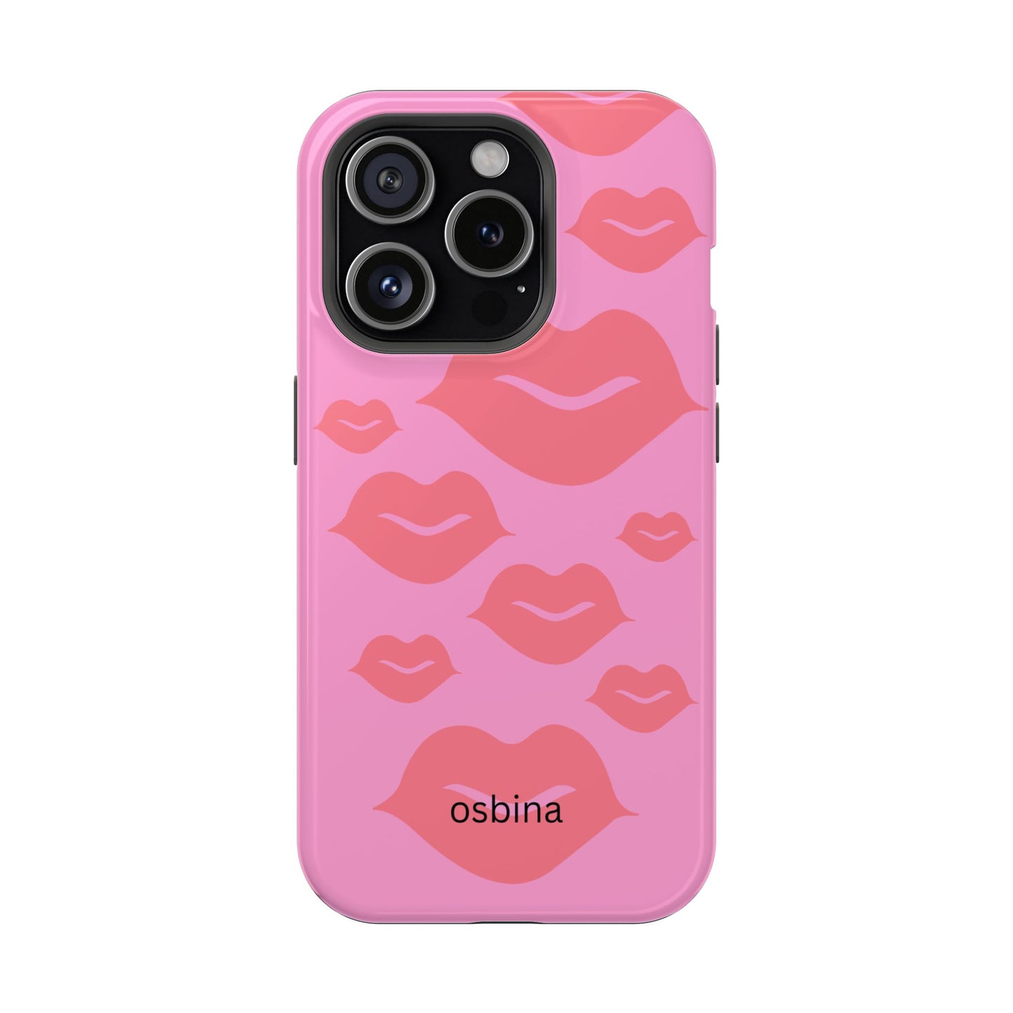 osbina | MagSafe compatible for iPhone | Besos Hot Lips Phone Case | Modern Muse Collection