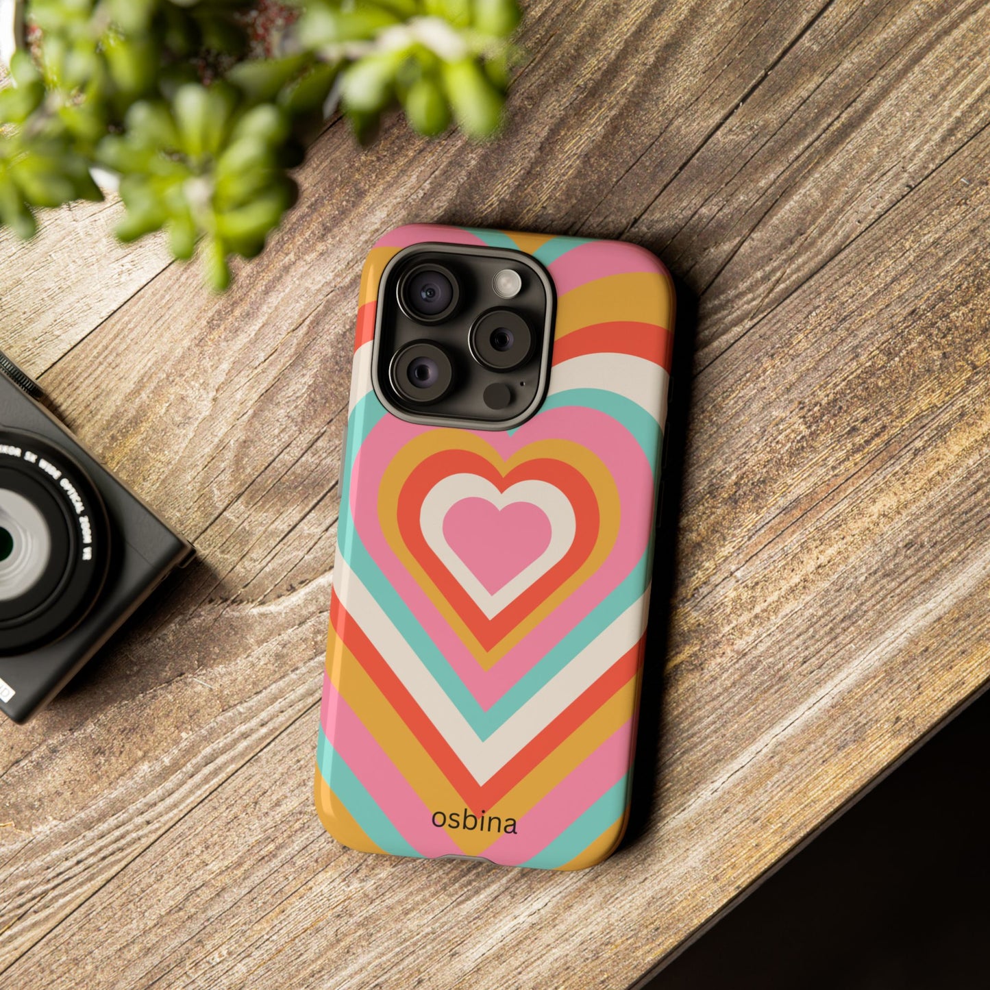 osbina | Heart Nouveau Phone Case | Modern Muse Collection