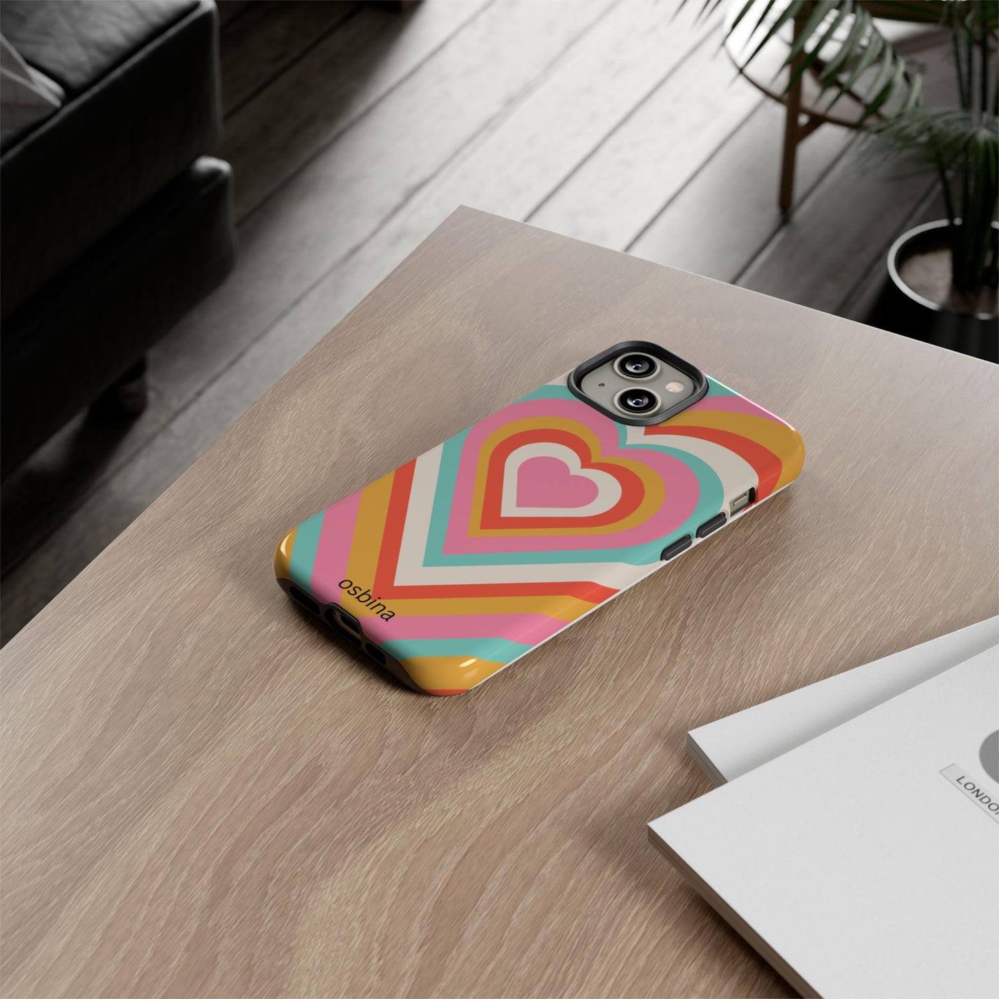 osbina | Heart Nouveau Phone Case | Modern Muse Collection