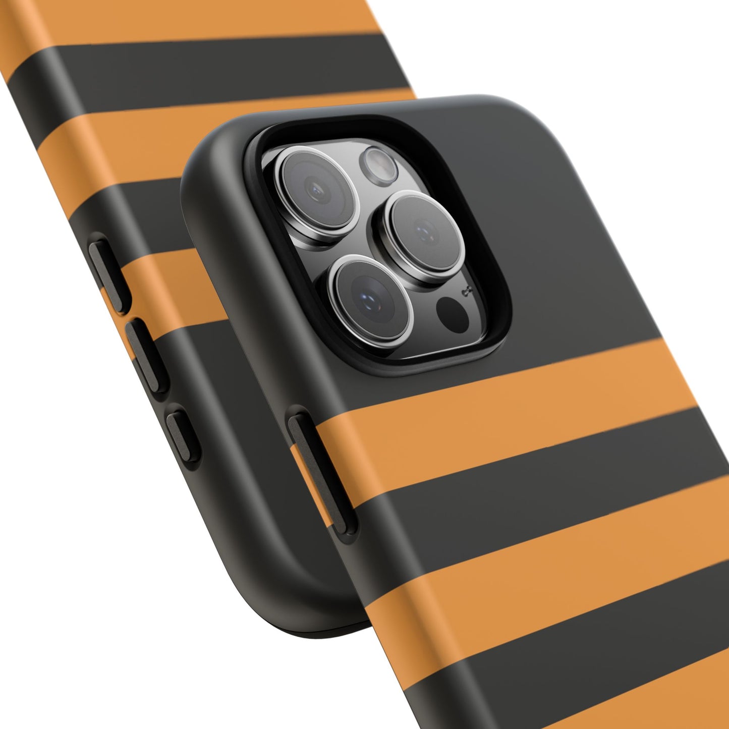 osbina | The Horizon Stripe Case in Black + Orange | The Season Collective