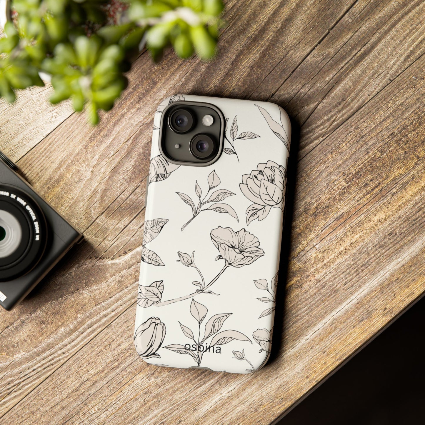 osbina | Silhouette Bloom Phone Case | Modern Muse Collection