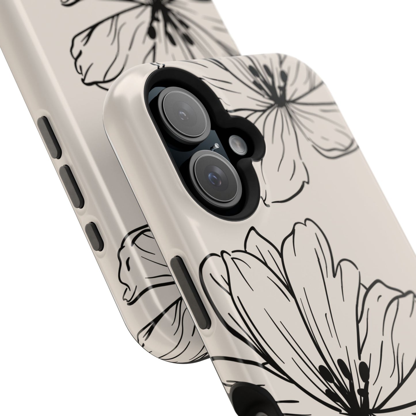 osbina | MagSafe compatible for iPhone | Poppy Whisper Phone Case | Modern Muse Collection