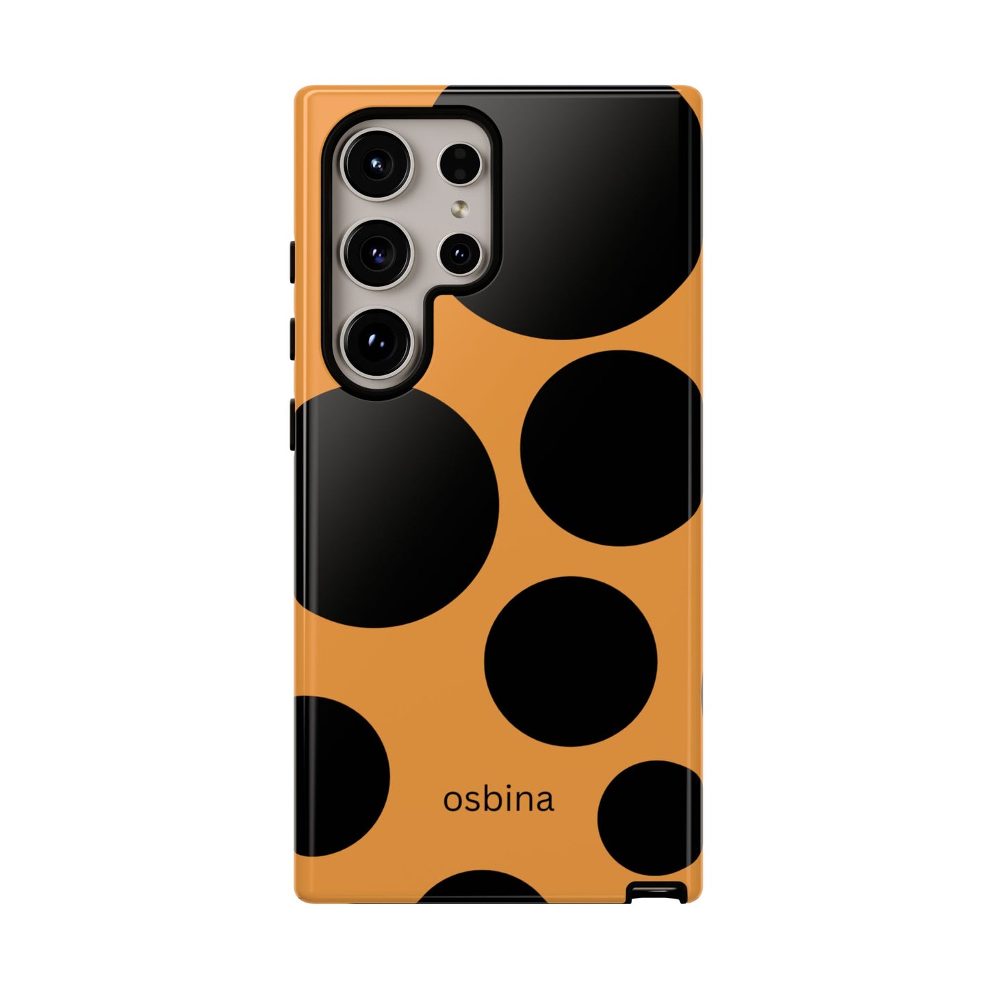 osbina | The Bubble Statement Case in Orange + Black | The Season Collective