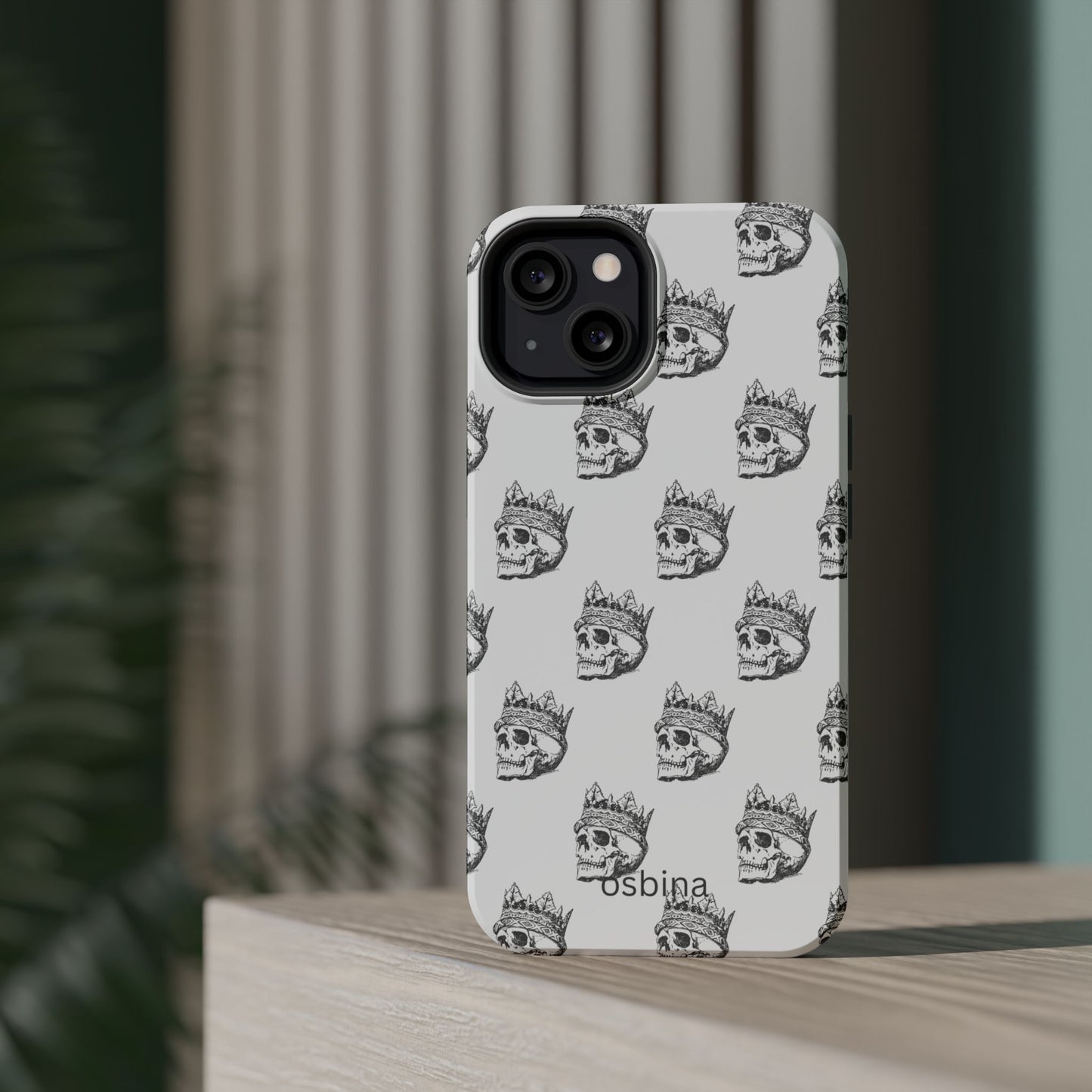 osbina | MagSafe compatible for iPhone | Skulls Royale Phone Case | Season Collective Collection