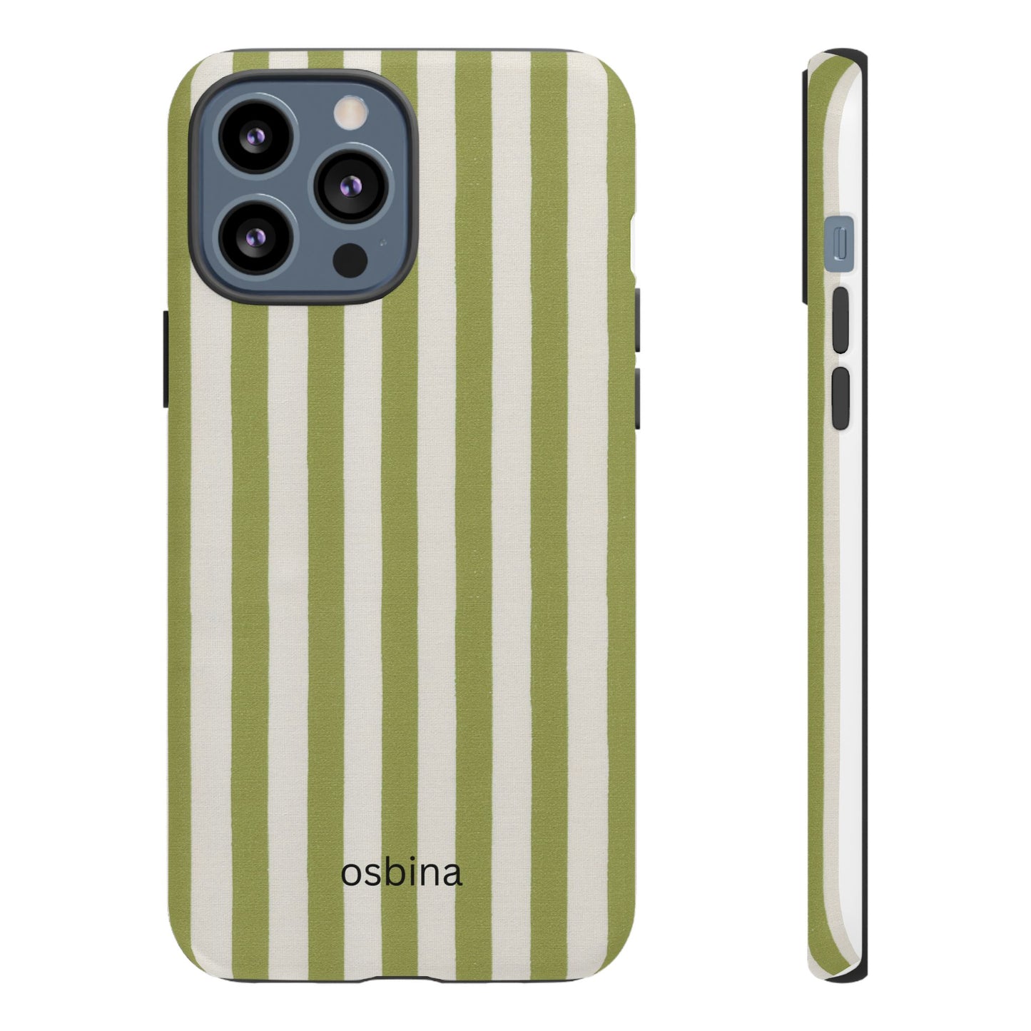 osbina | Verde Stripe Phone Case | Color Edit Collection