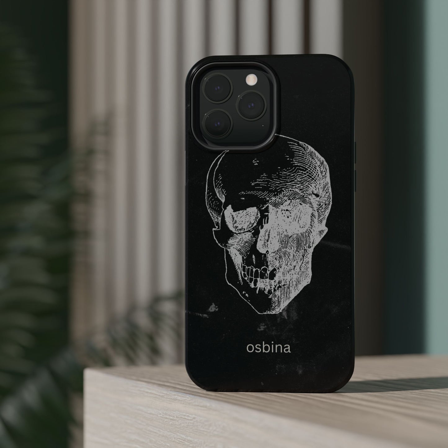 osbina | MagSafe compatible for iPhone | Skull Phone Case | Season Collective Collection