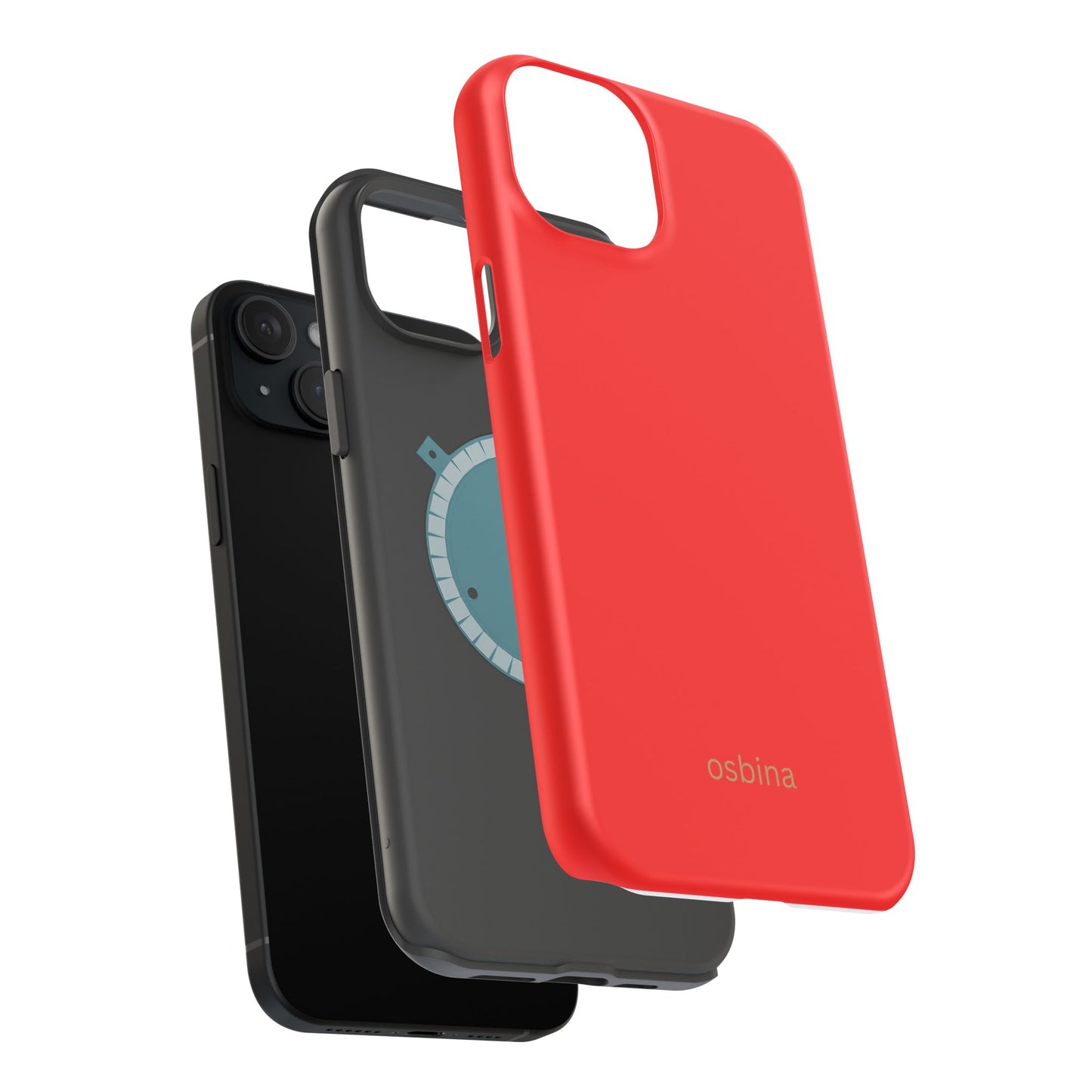 osbina | MagSafe compatible for iPhone | The Blaze Phone Case | Modern Man Collection