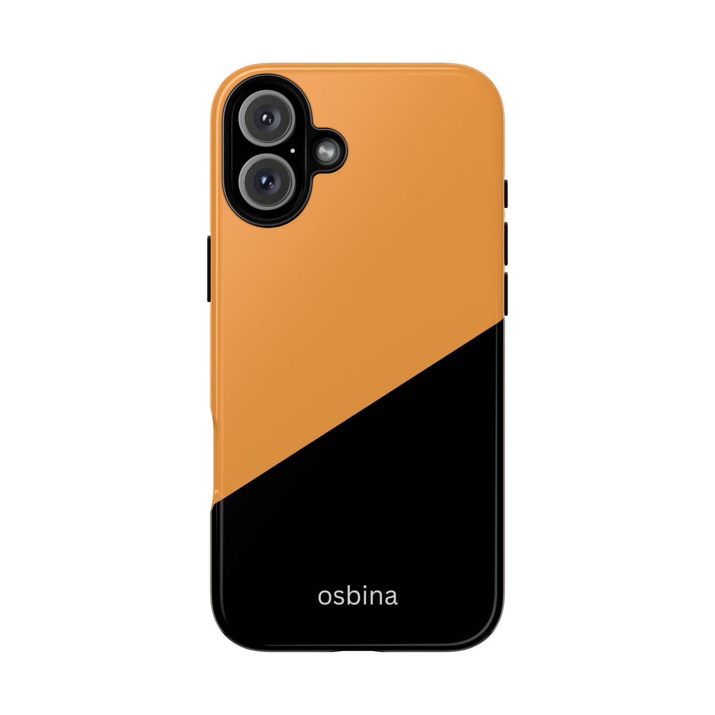 osbina | Bold Moves Only — The Orange + Black Split Diagonal Case | The Season Collective