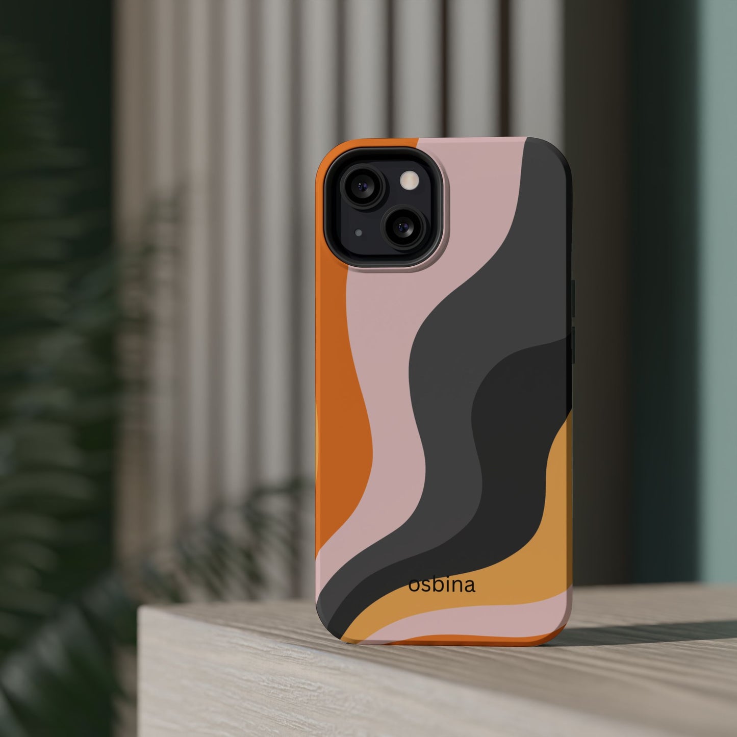 osbina | MagSafe Compatible for iPhone | The Case That Says “Fall, But Make It Fashion” | Retro Swirl Edition | The Season Collective