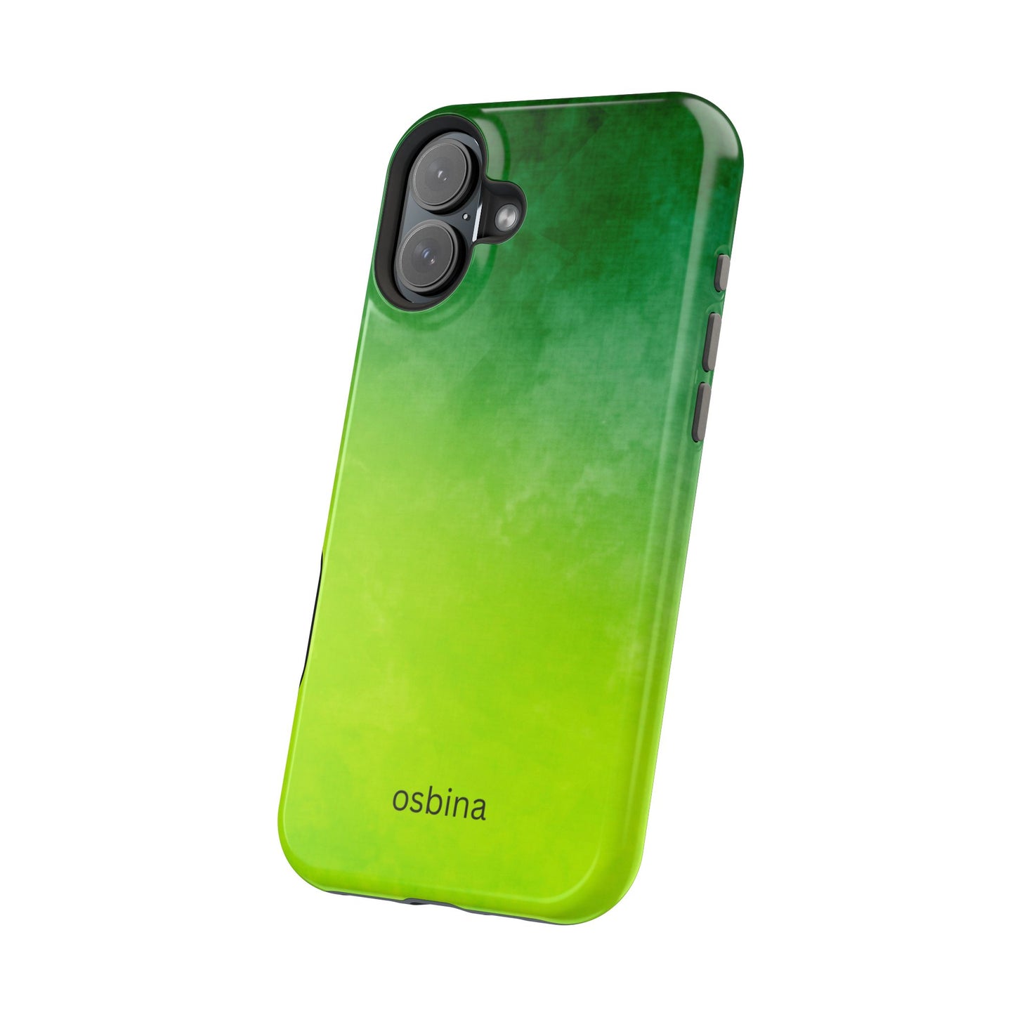 osbina | MagSafe compatible for iPhone | The Verde Glow Phone Case | Color Edit Collection