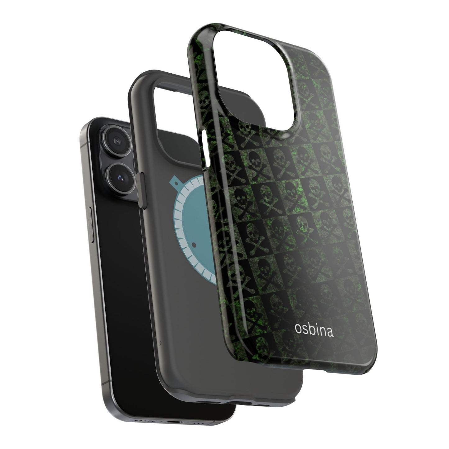 osbina | MagSafe compatible for iPhone | Skull & Crossbones Phone Case | Season Collective Collection