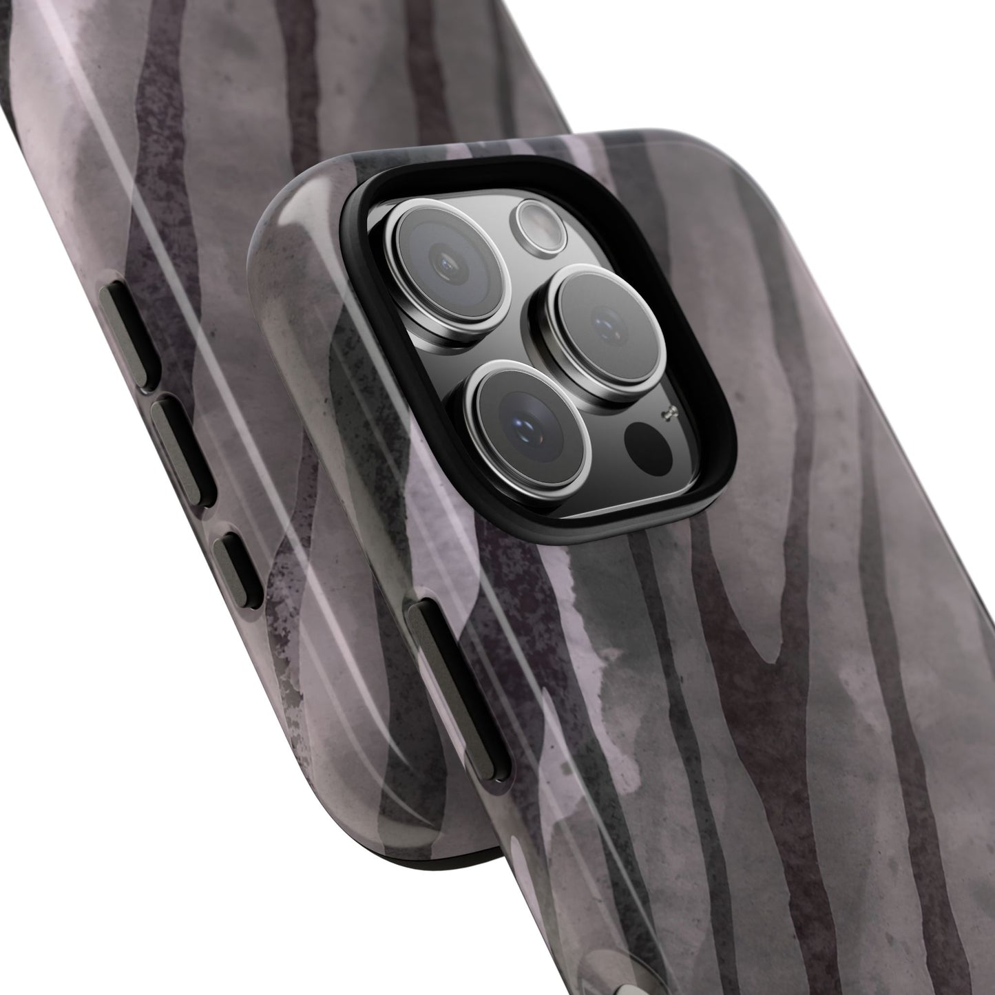 osbina | Stripes on Point — The Muted Gray + Black Tiger Case | The Season Collective