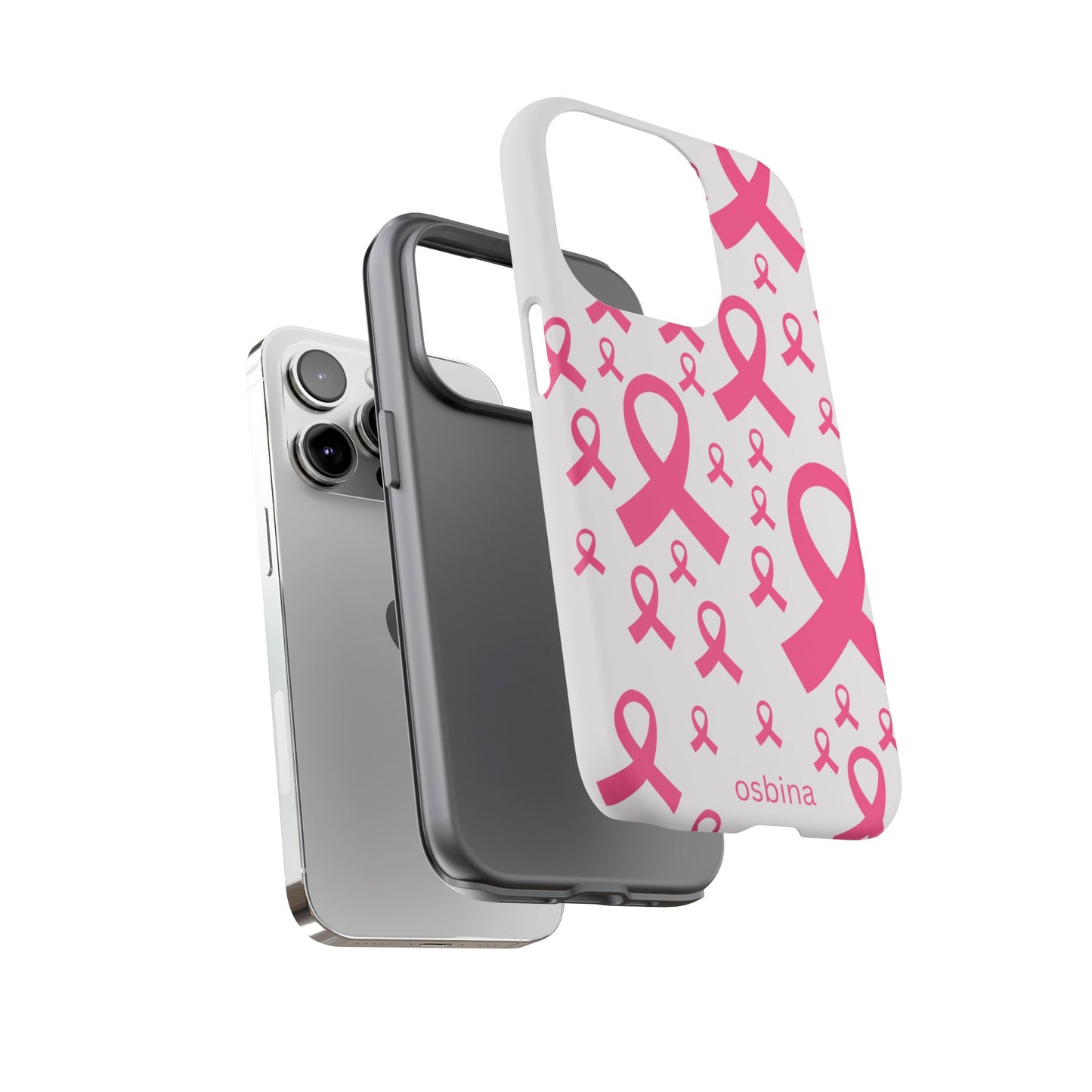 osbina | Limited Edition Strength in Ribbons Case in Light Pink + Soft Pink + Hot Pink | The Pink October Collection | Inspired By