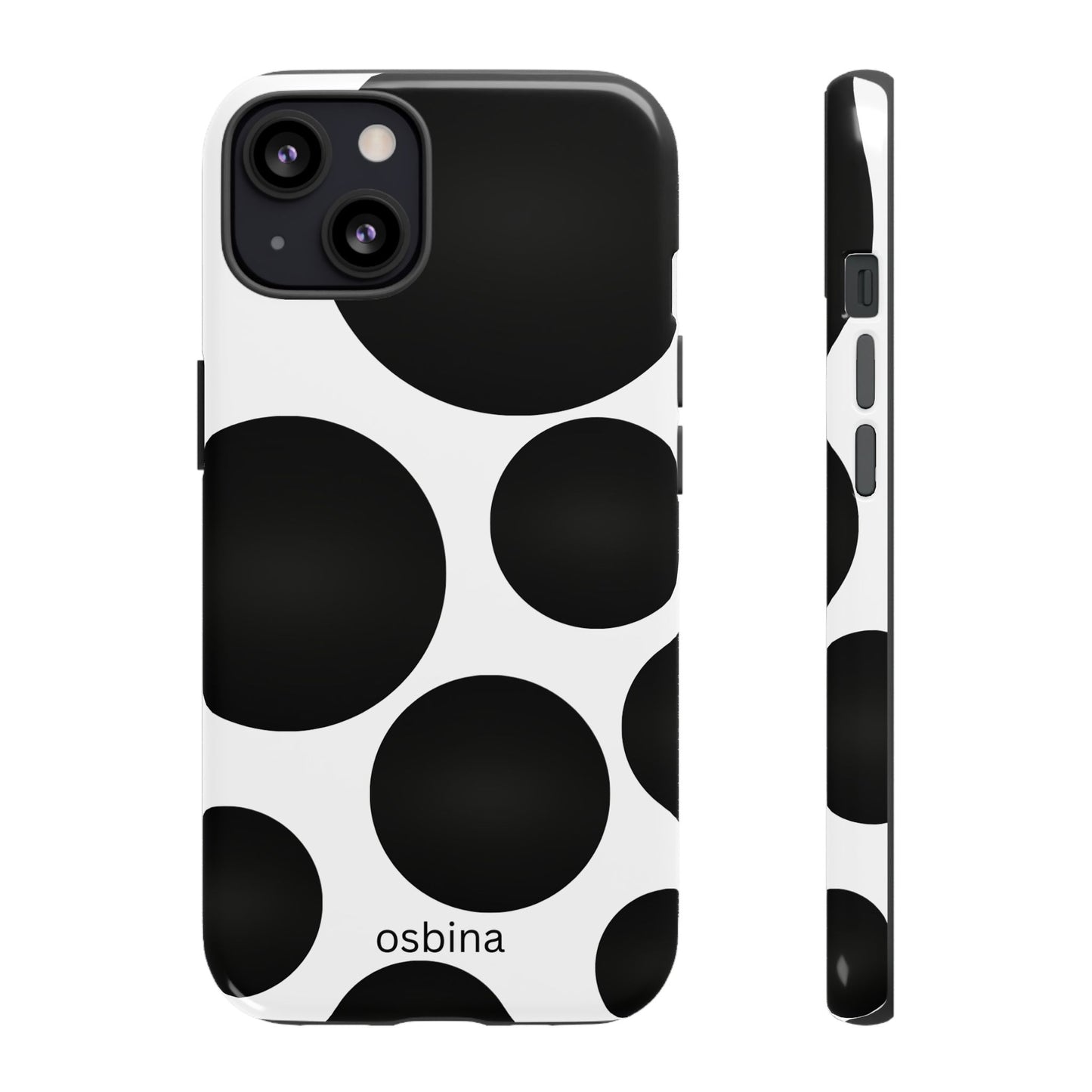 osbina | The Noir Bubbles Phone Case | Modern Muse Collection