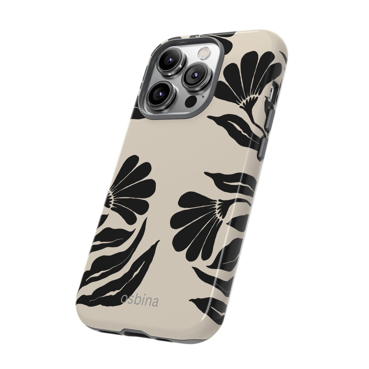 osbina | Obsidian Bloom Flower Phone Case | Modern Muse Collection