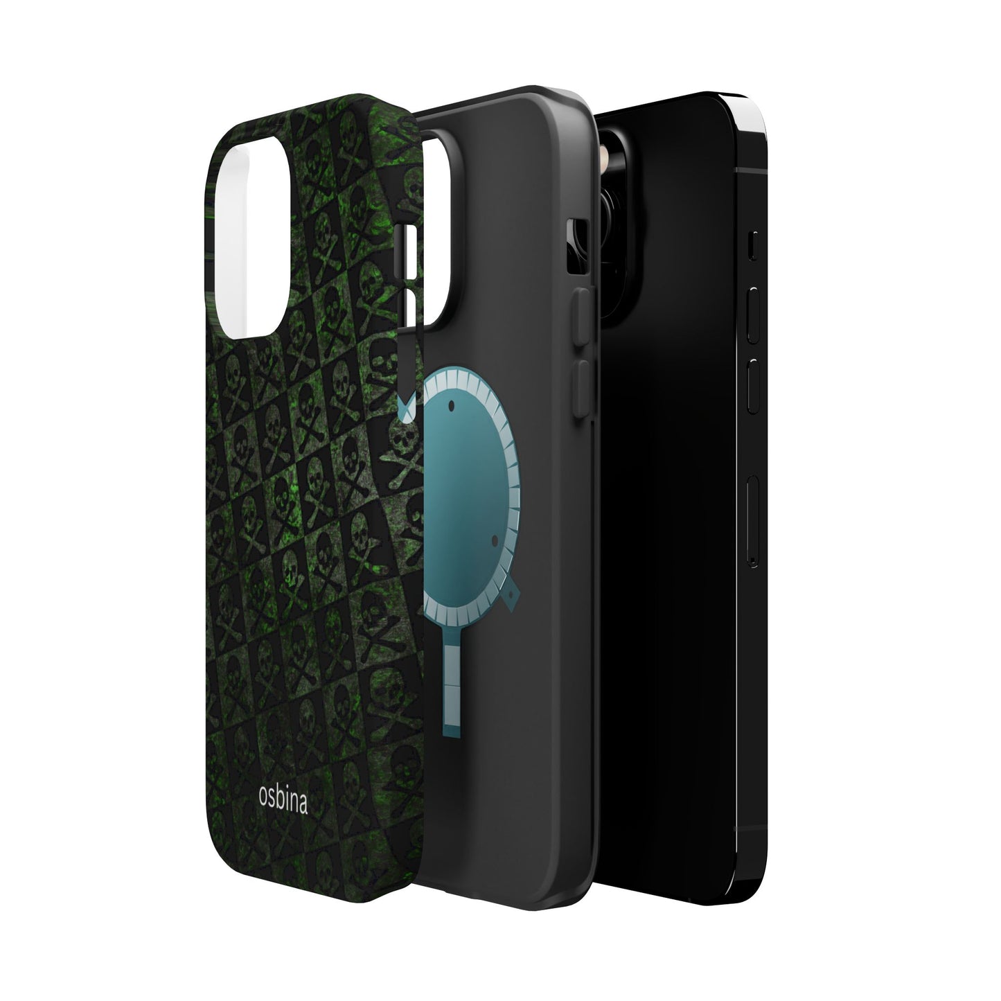 osbina | MagSafe compatible for iPhone | Skull & Crossbones Phone Case | Season Collective Collection