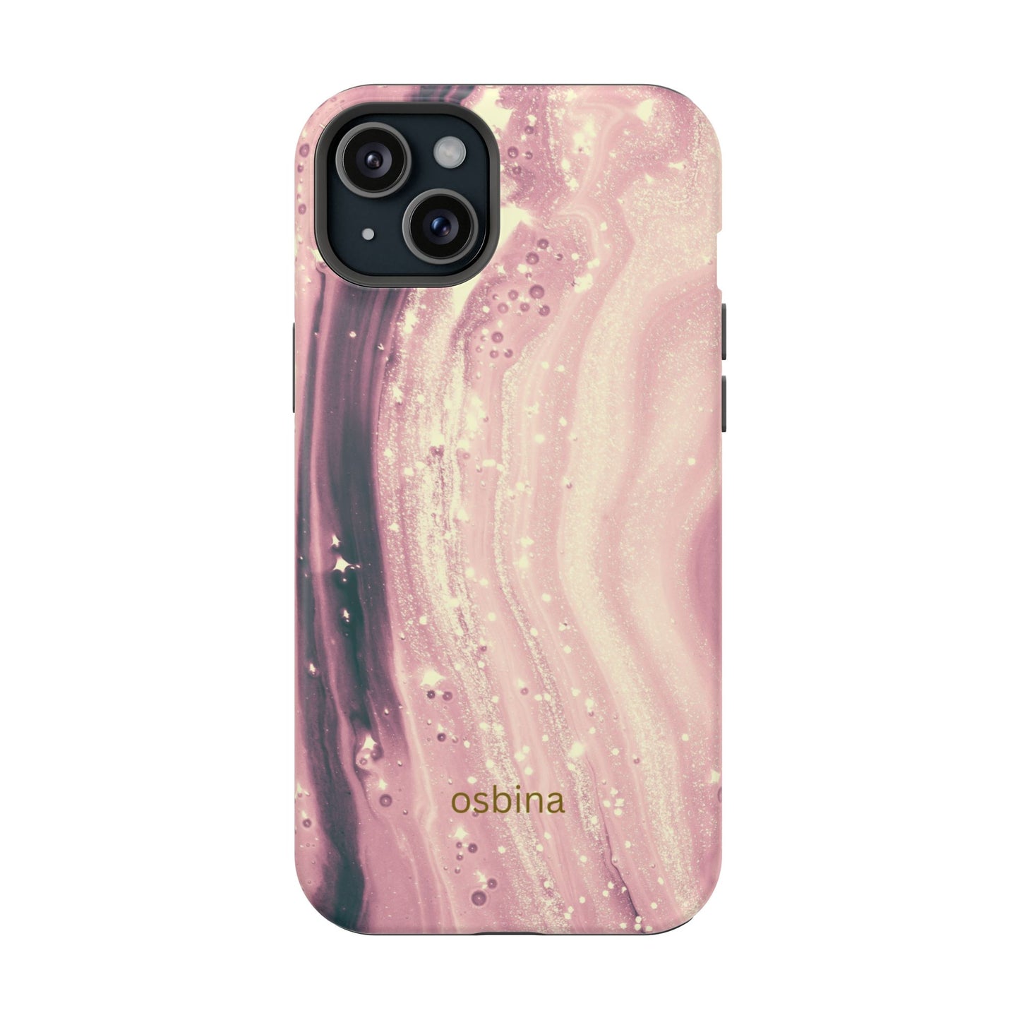 osbina | MagSafe compatible for iPhone | The Amethyst Glow Phone Case | Modern Muse Collection