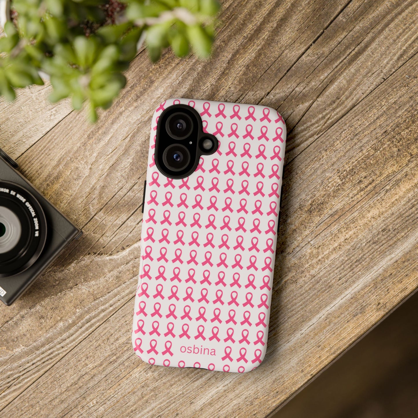 osbina | Limited Edition The Side by Side Pink Ribbon Case in Light Pink + Soft Pink + Hot Pink | The Pink October Collection | Inspired By