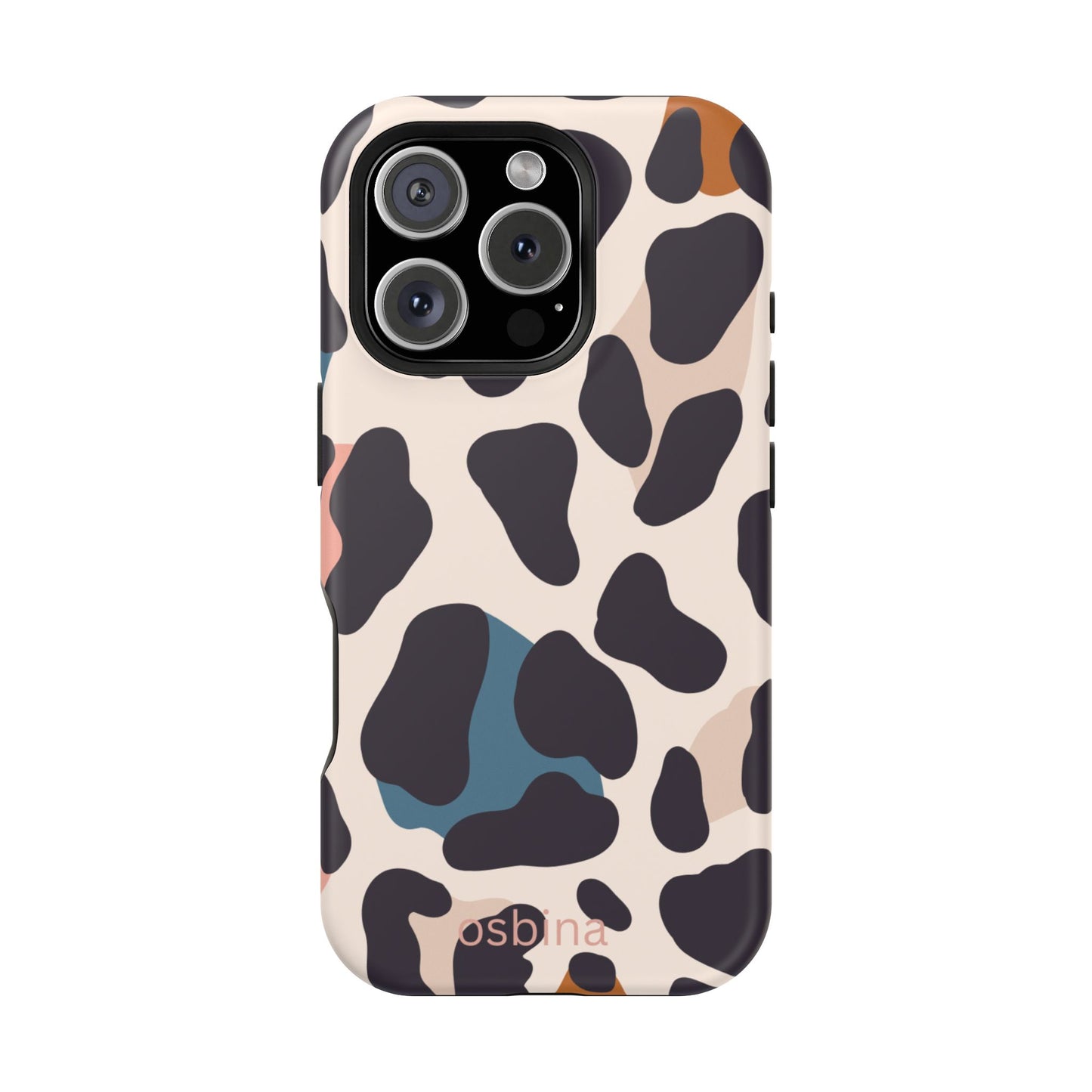 osbina | MagSafe compatible for iPhone | Leopard Luxe Color Pop Leopard Print Phone Case | Modern Muse Collection