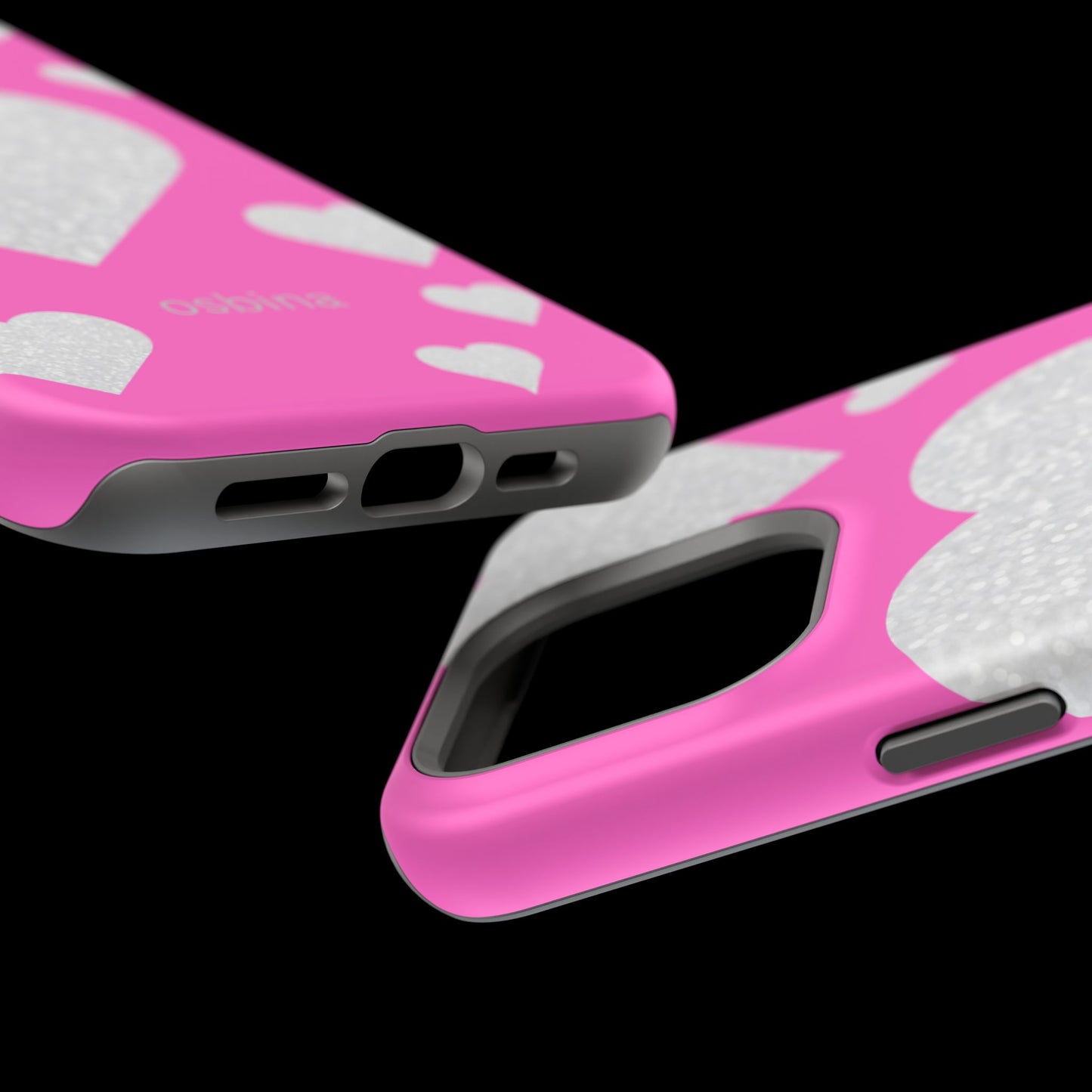osbina | MagSafe compatible for iPhone | The Shimmering Love Case | YAYOU Collection Supporting Shine Like Sable