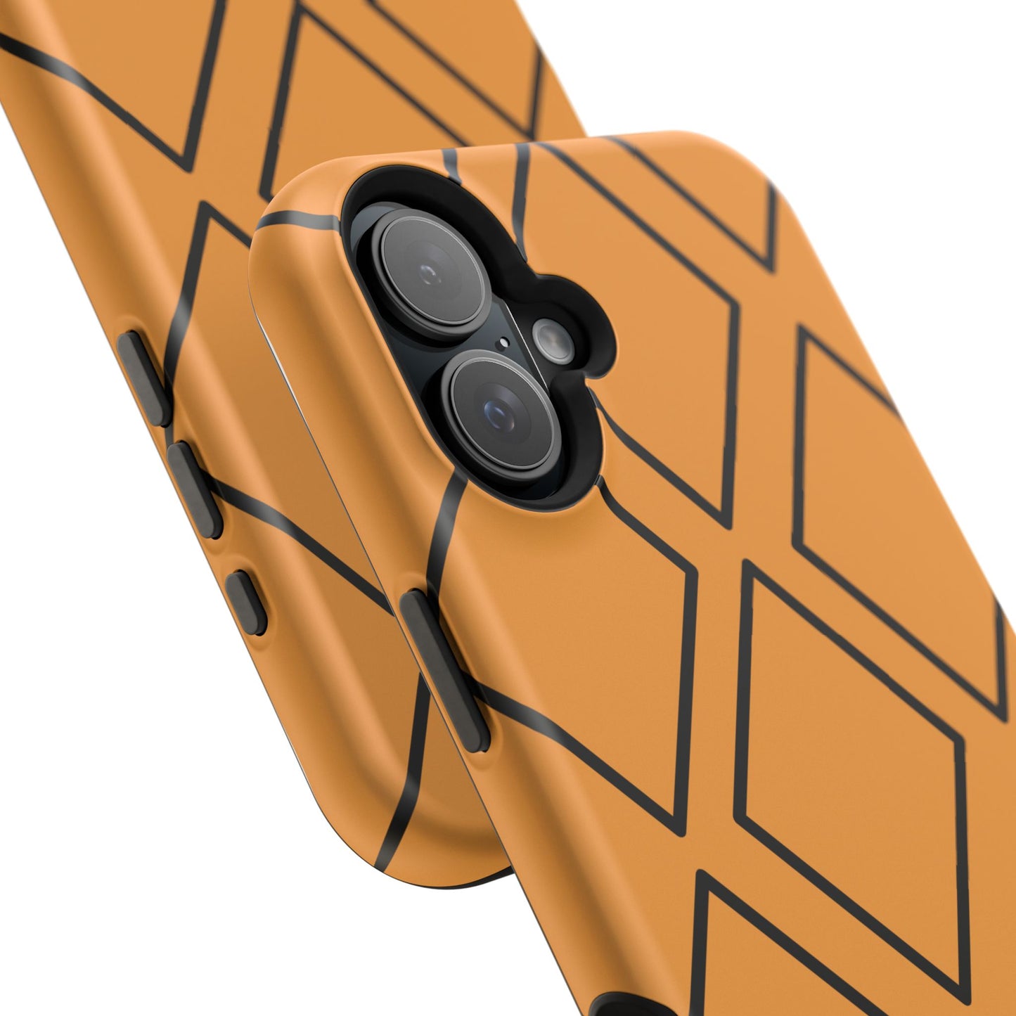 osbina | MagSafe Compatible for iPhone | Diamonds Are Your Phone’s Best Friend — The Orange + Black Diamond Case | The Season Collective