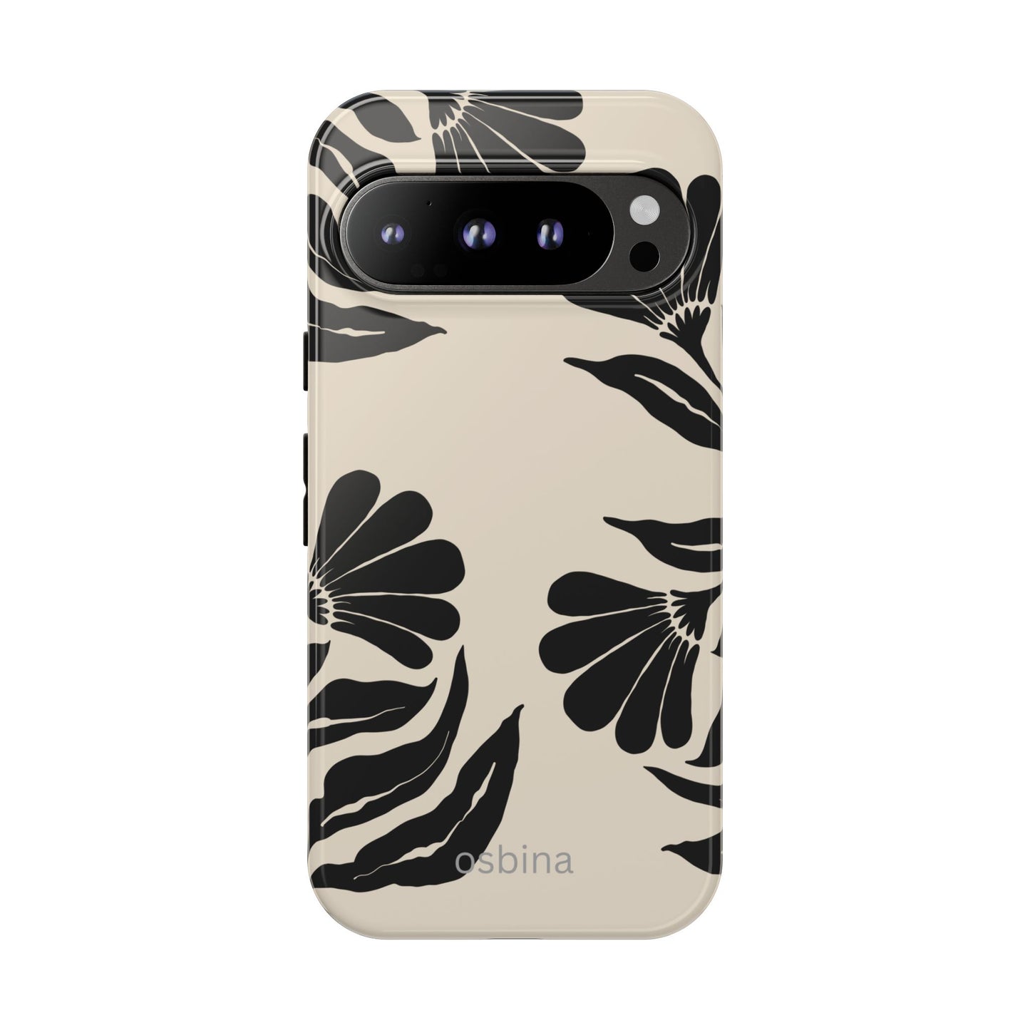 osbina | Obsidian Bloom Flower Phone Case | Modern Muse Collection