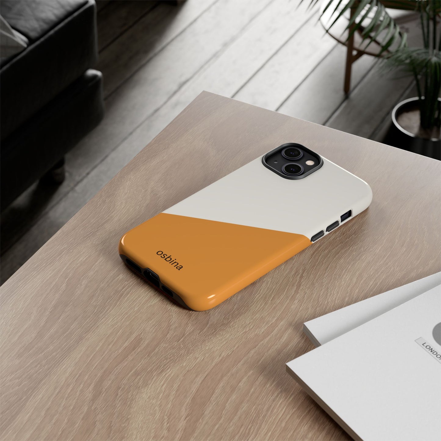 osbina | Divide & Conquer — The Orange + White Split Diagonal Case | The Season Collective