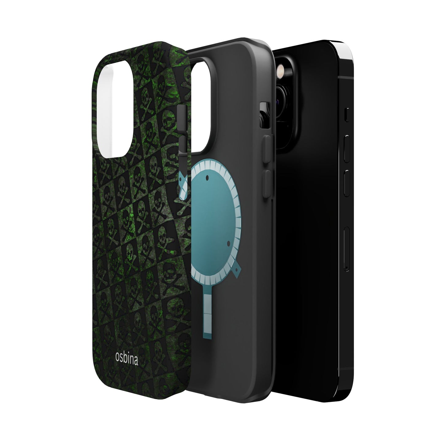 osbina | MagSafe compatible for iPhone | Skull & Crossbones Phone Case | Season Collective Collection