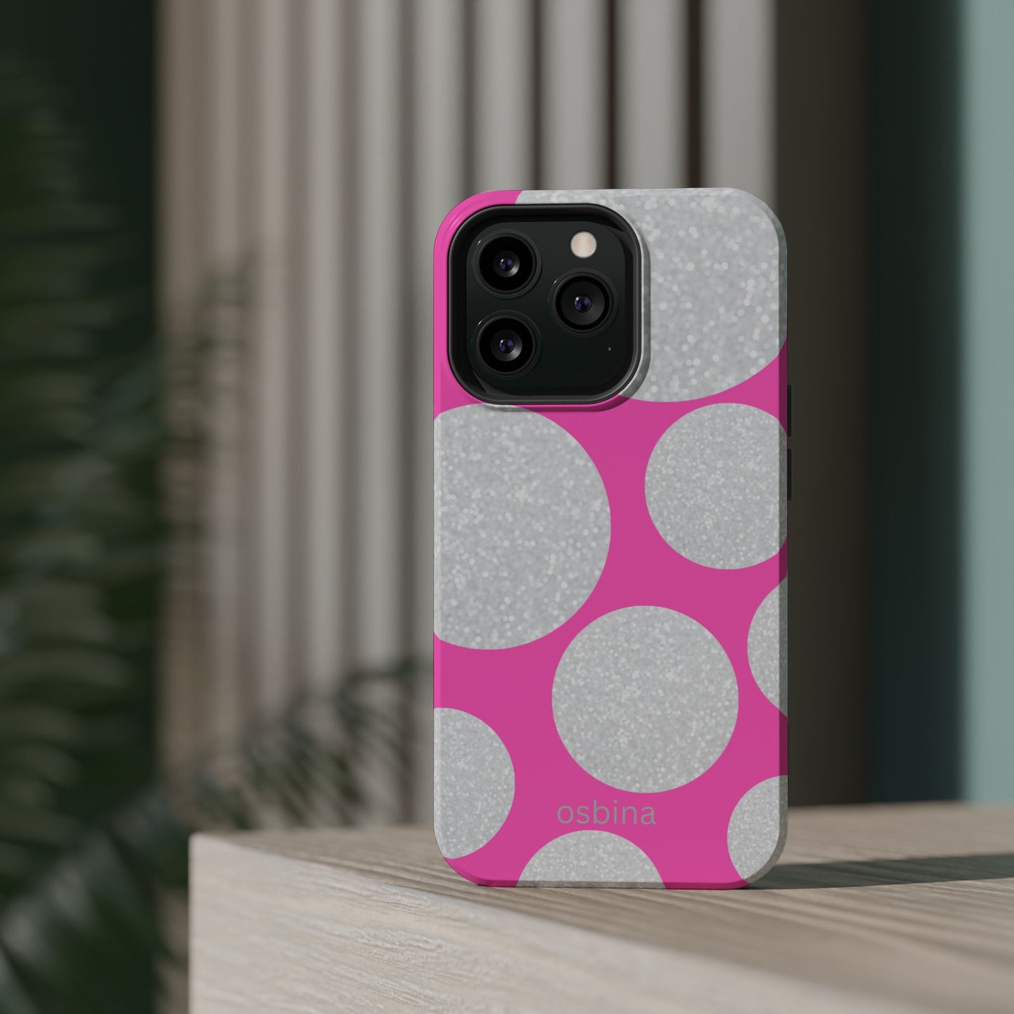 osbina | MagSafe compatible for iPhone | The Sparkling Bubbles Case | YAYOU Collection Supporting Shine Like Sable