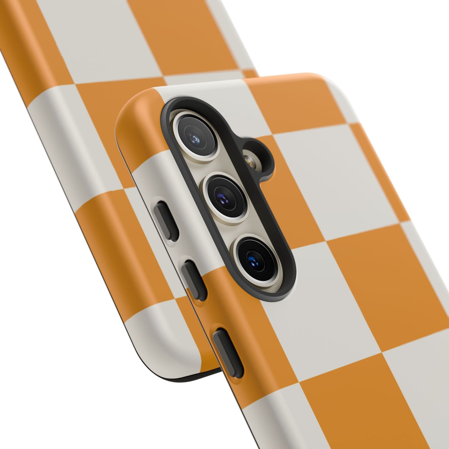osbina | Check You Out — The Orange + White Check Case | The Season Collective