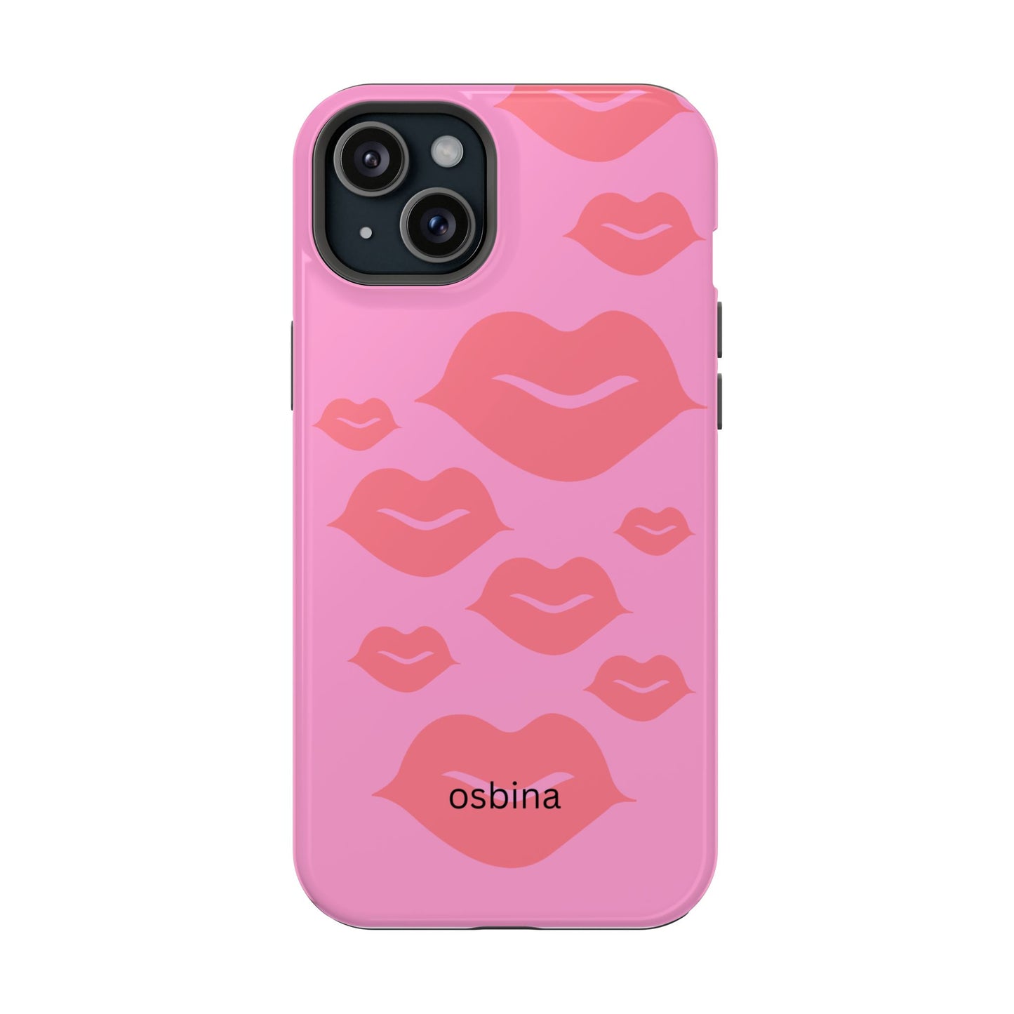 osbina | MagSafe compatible for iPhone | Besos Hot Lips Phone Case | Modern Muse Collection