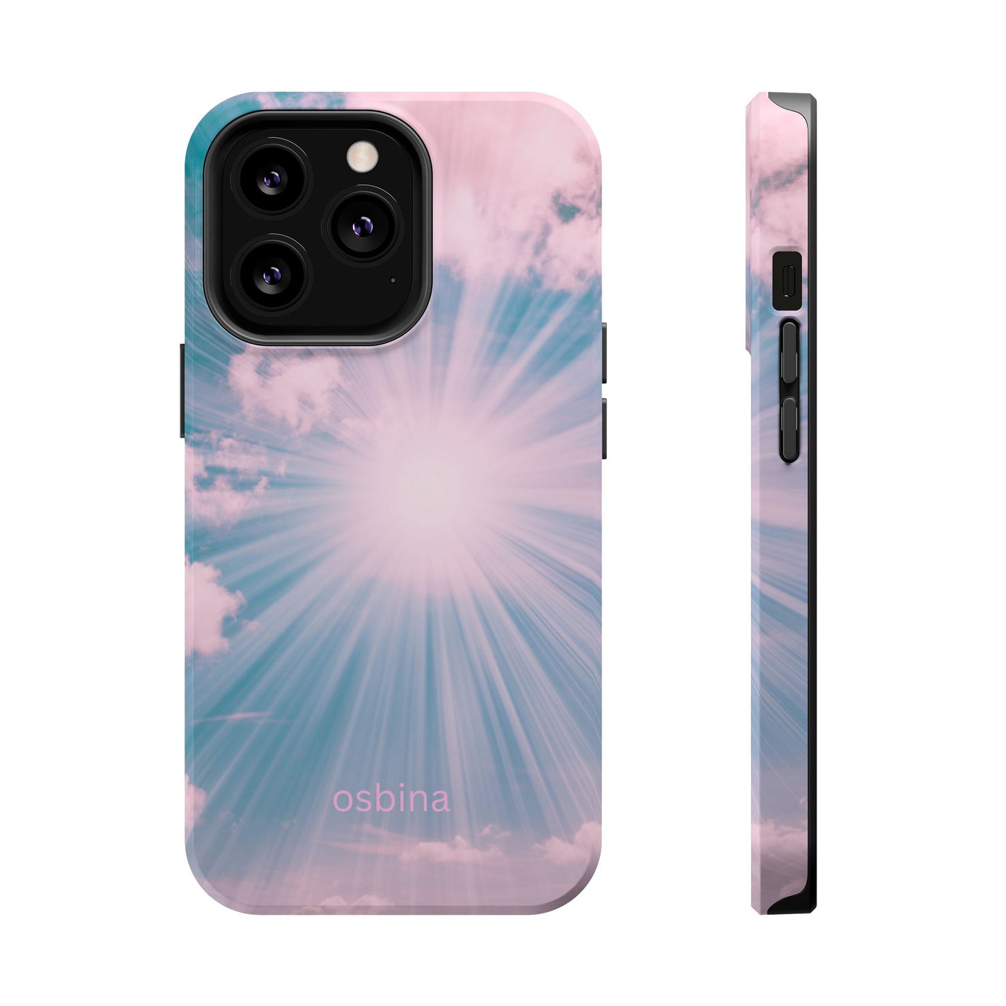 osbina | MagSafe compatible for iPhone | The Sunburst Skies Case | YAYOU Collection Supporting Shine Like Sable