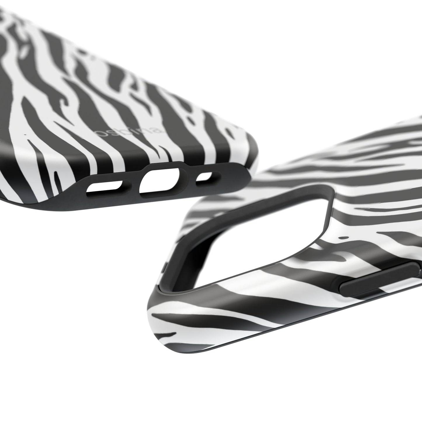 osbina | MagSafe Compatible for iPhone | The Bengal Bold Stripe Case in White + Black | The Season Collective