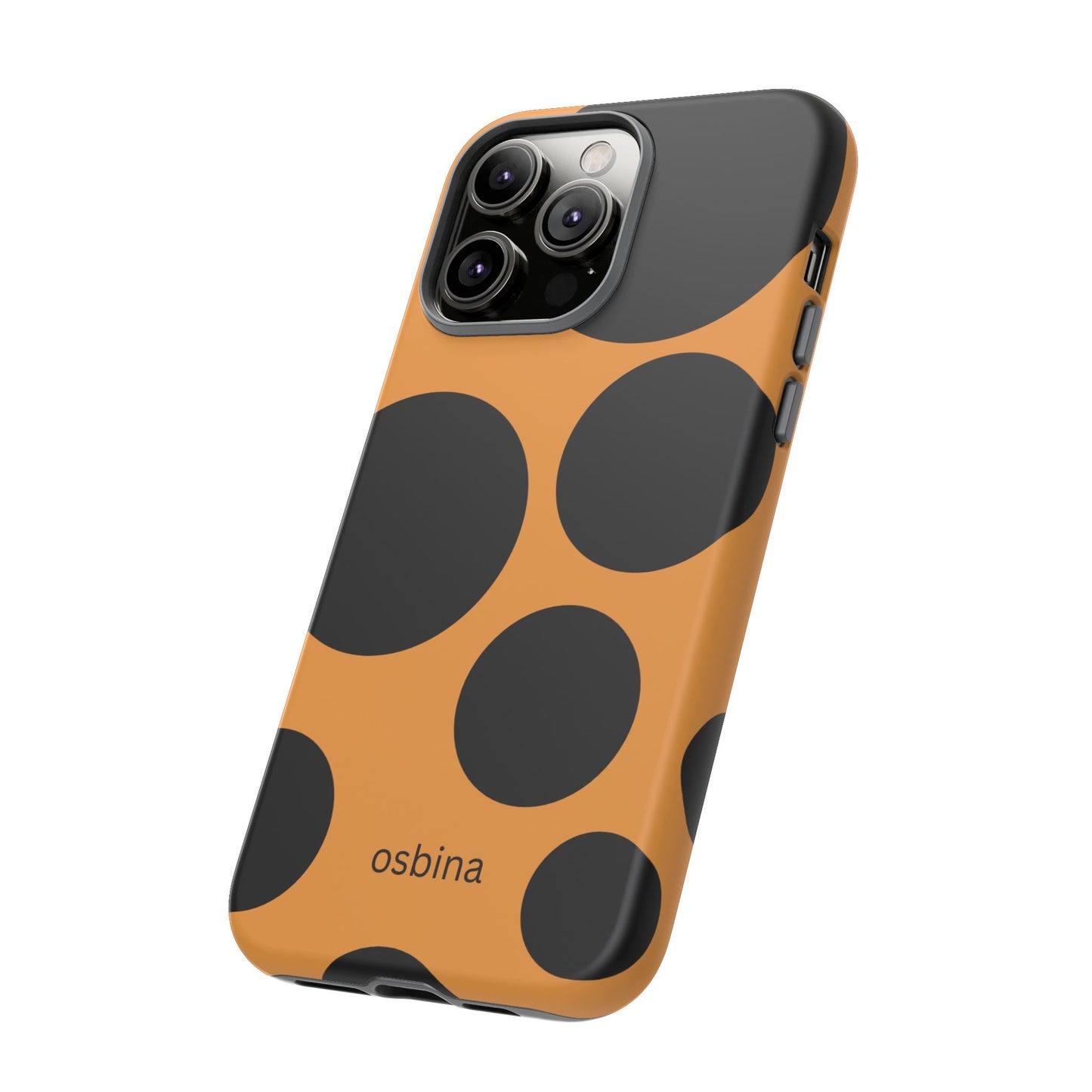 osbina | The Bubble Statement Case in Orange + Black | The Season Collective