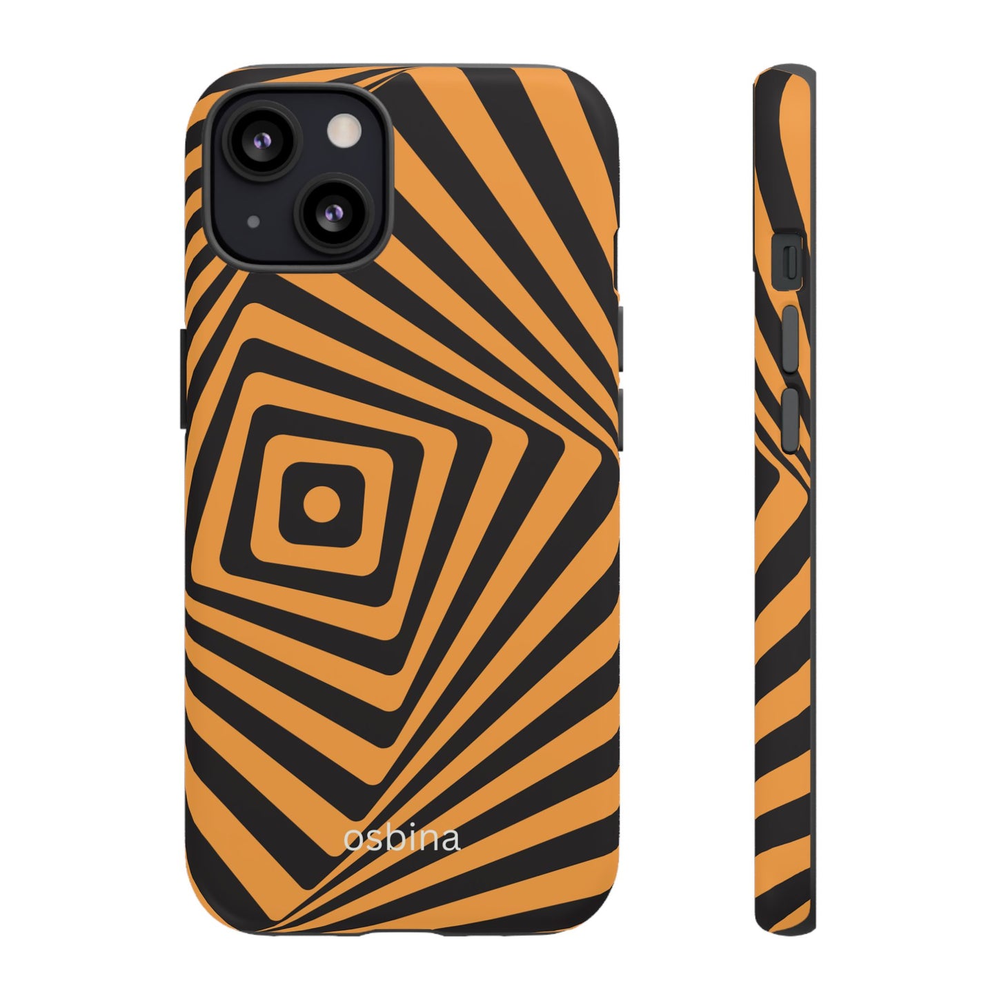 osbina | Step Into the Zone — The Orange + Black Spiral Case | The Season Collective