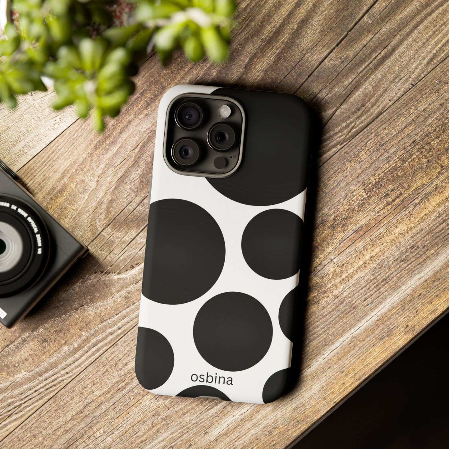 osbina | The Noir Bubbles Phone Case | Modern Muse Collection