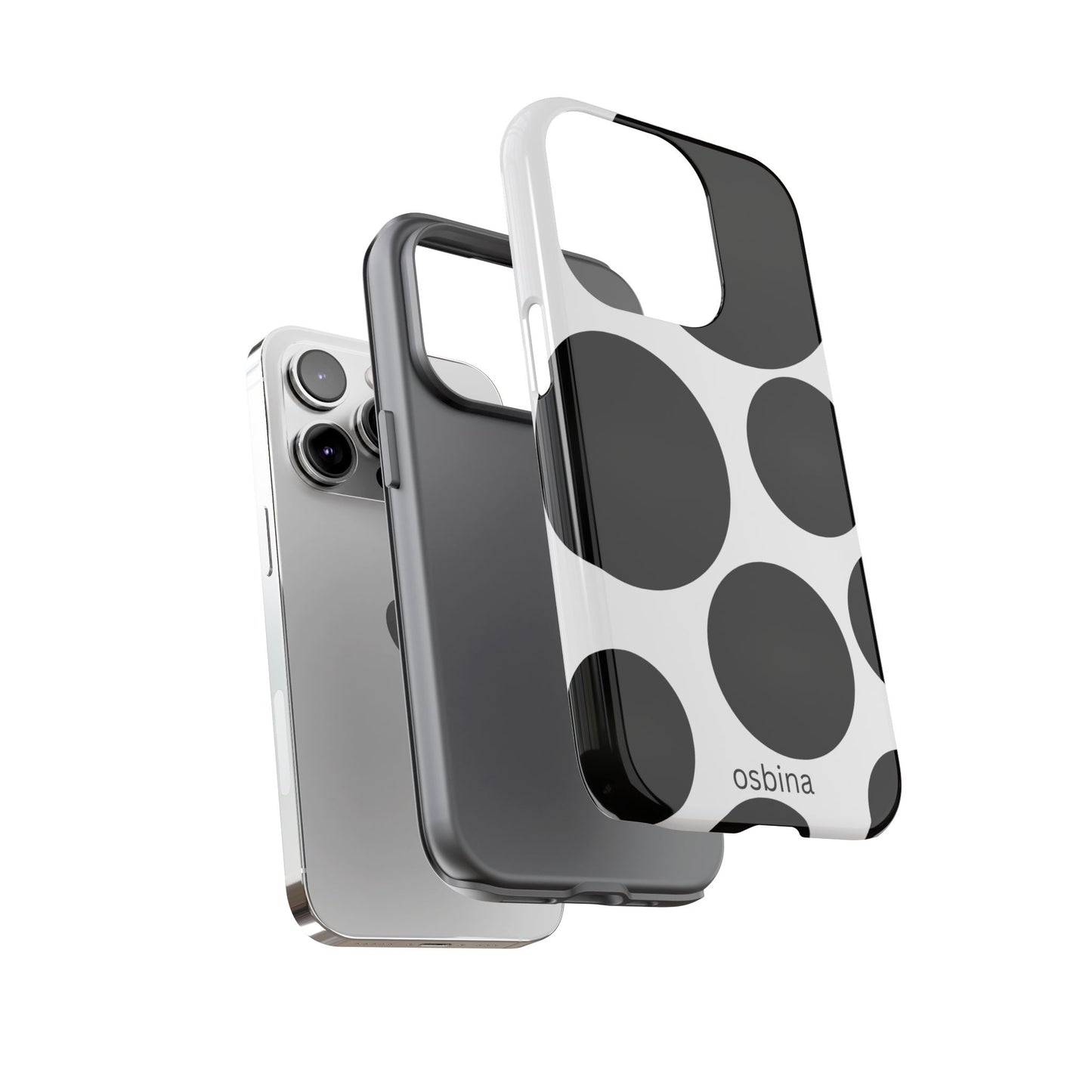 osbina | The Noir Bubbles Phone Case | Modern Muse Collection